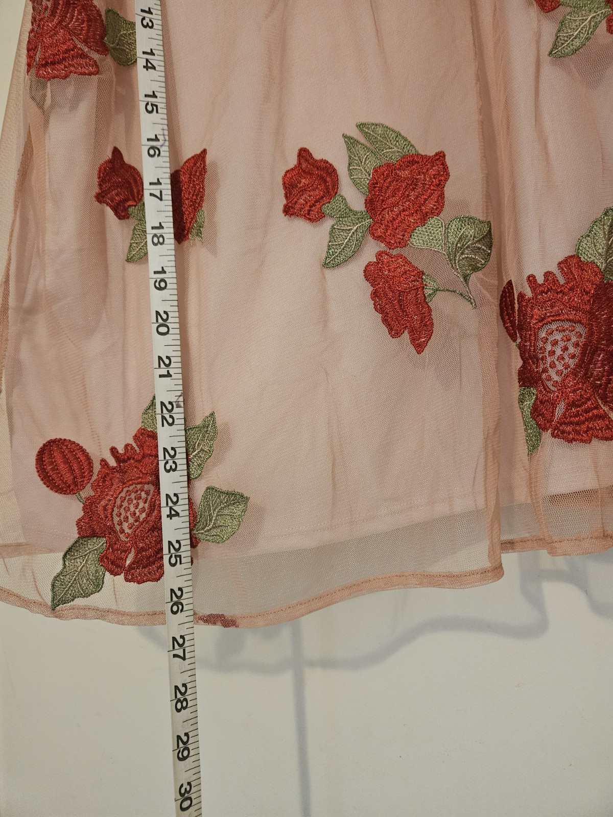 Disney x Lauren Conrad Women’s Medium Embroidered Round Collar Blouse
