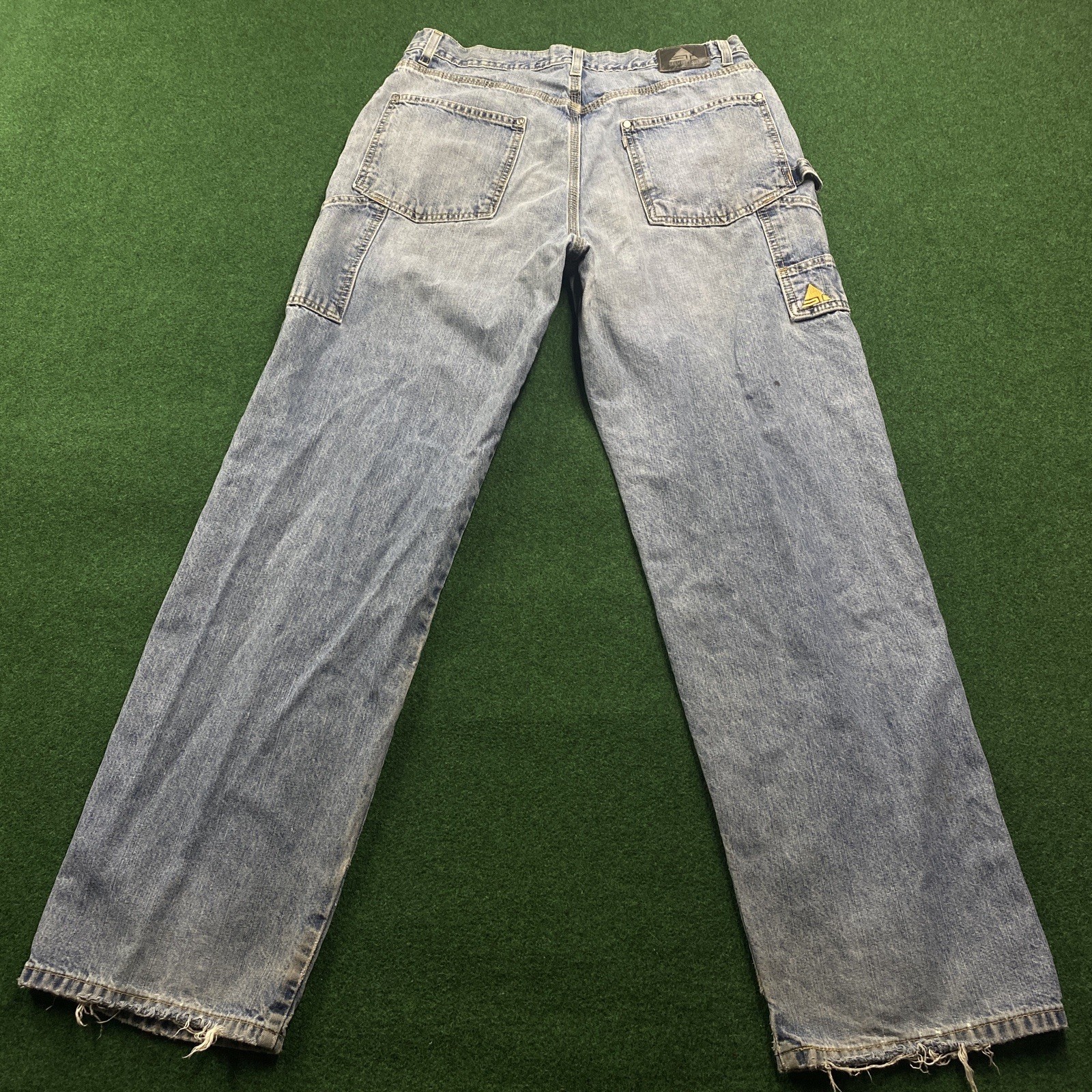 Vintage Levis Silvertab Jeans Mens 34 Blue Denim 90S BAGGY Wide Leg FITS 34×33