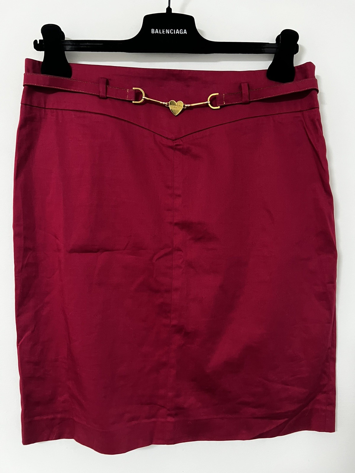 Moschino Skirt Burgundy M