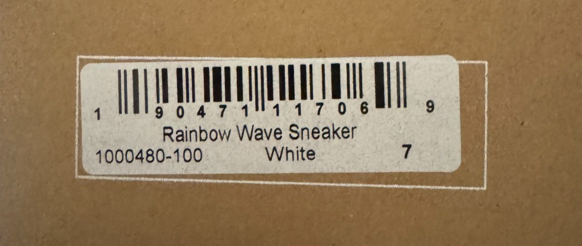 Soludos The Ibiza Classic Sneaker Oasis White/Rainbow Wave-CHOOSE SIZE-BRAND NEW