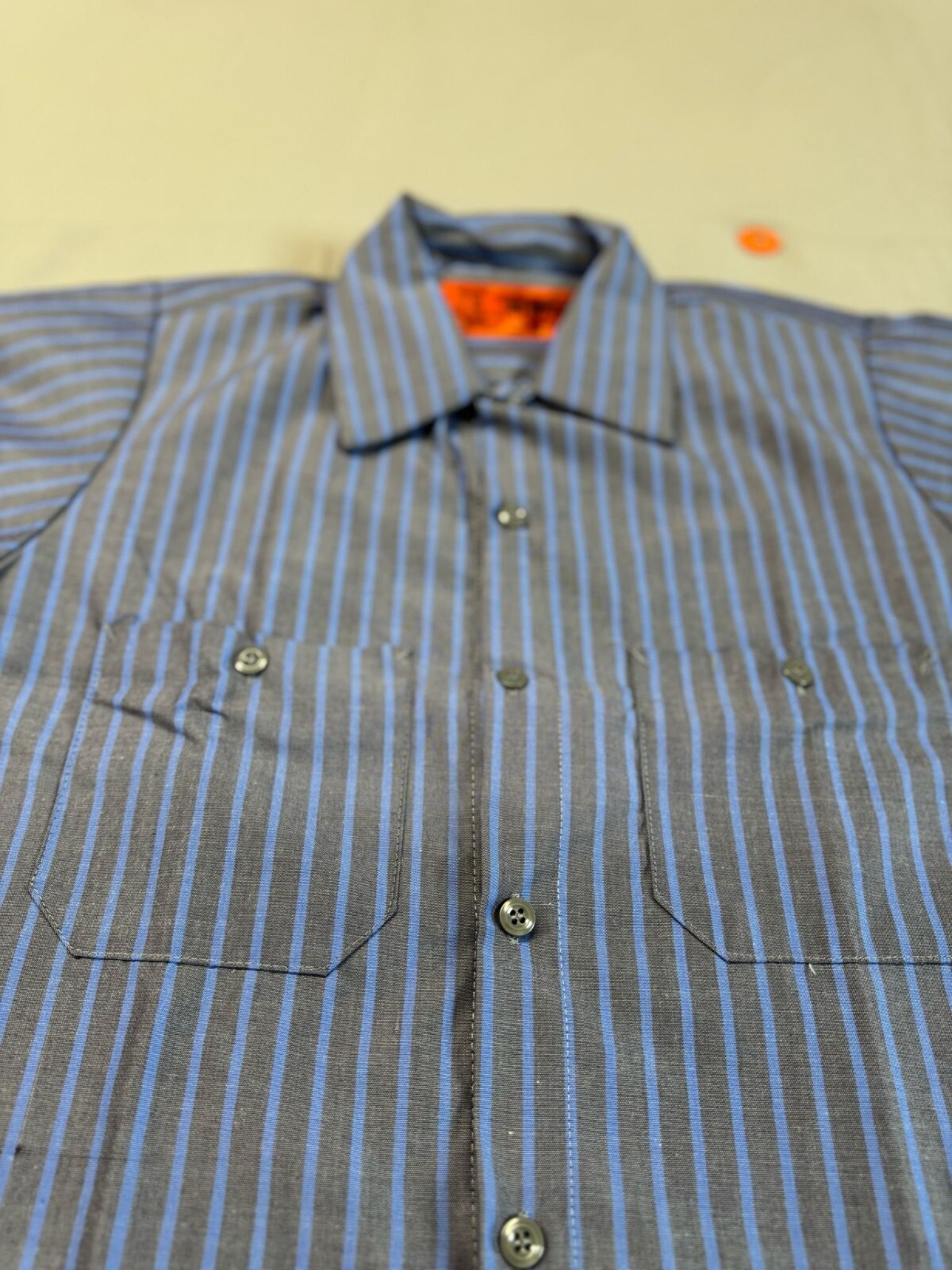 Red Kap Men’s Industrial Work Shirt, Regular Fit, Short Sleeve, EXO
