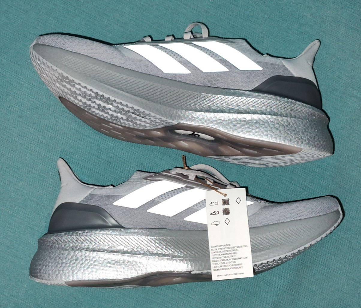 Adidas UltraBoost 5X Running Shoes JQ9077 Grey Halo Silver Size Men’s 13