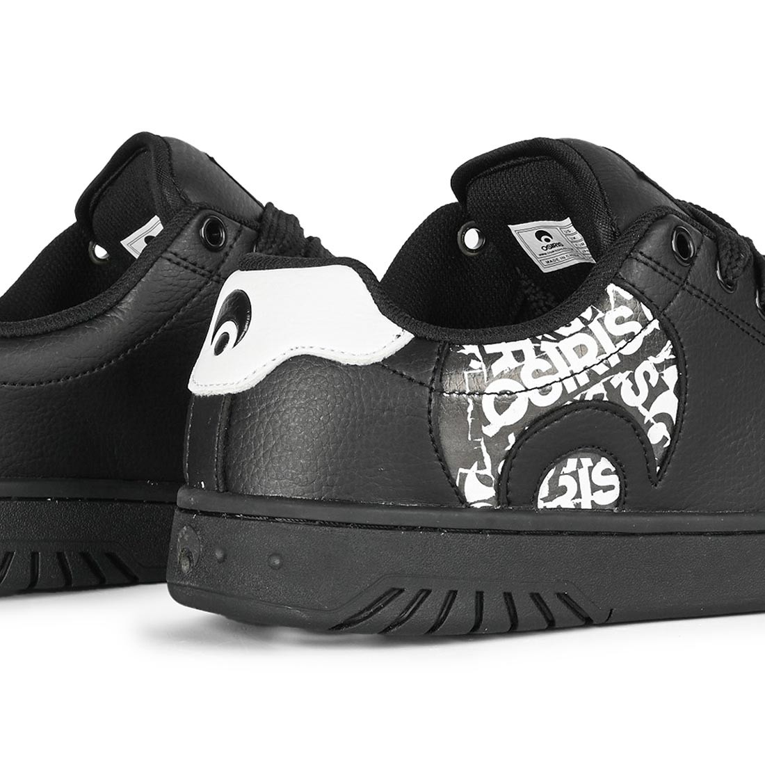 Osiris Troma Alt Skate Shoes – Black/White/Black