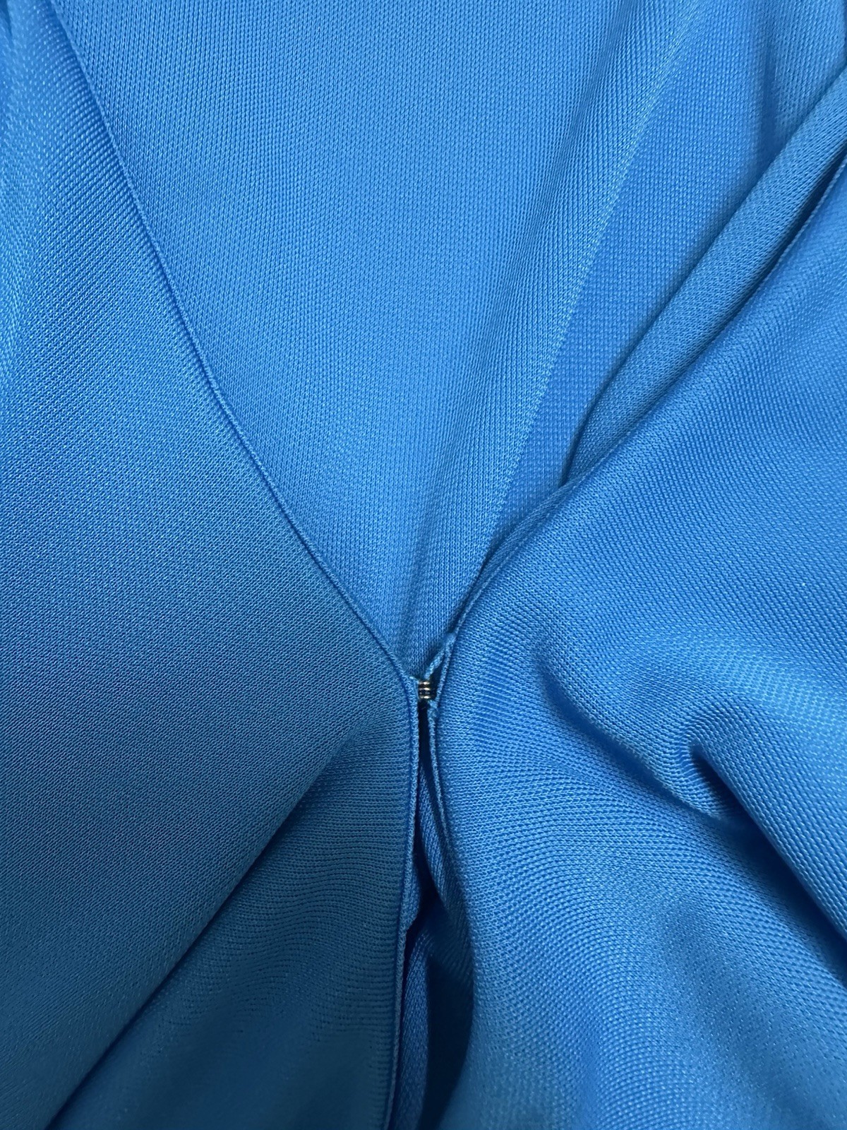 Lauren Ralph Lauren Blue Wrap V-Neck Flutter Sleeve Blouse XS