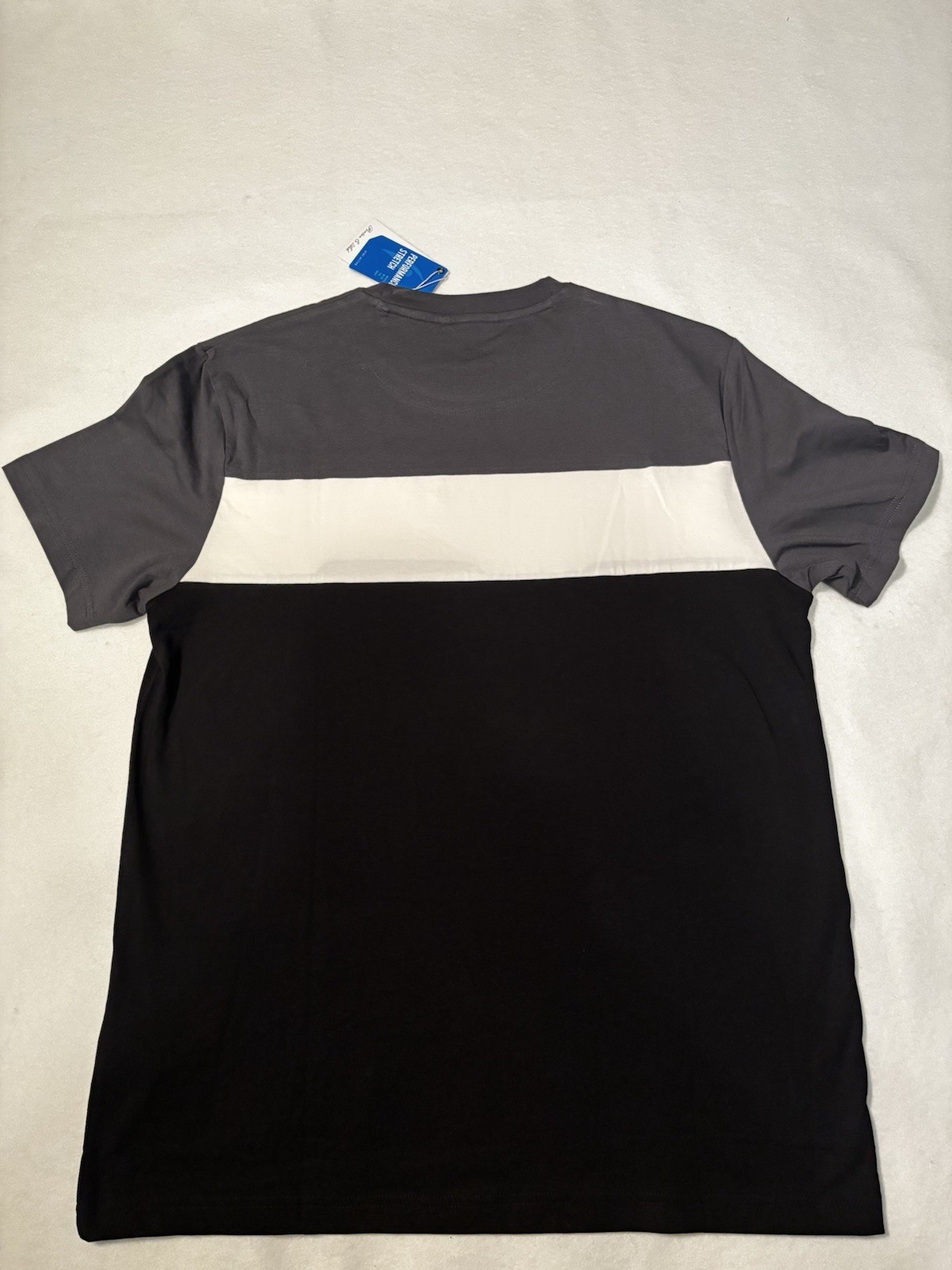 Porter & Ash Performance Tee Men’s M Colorblock Crew Neck Short Sleeve Stretch