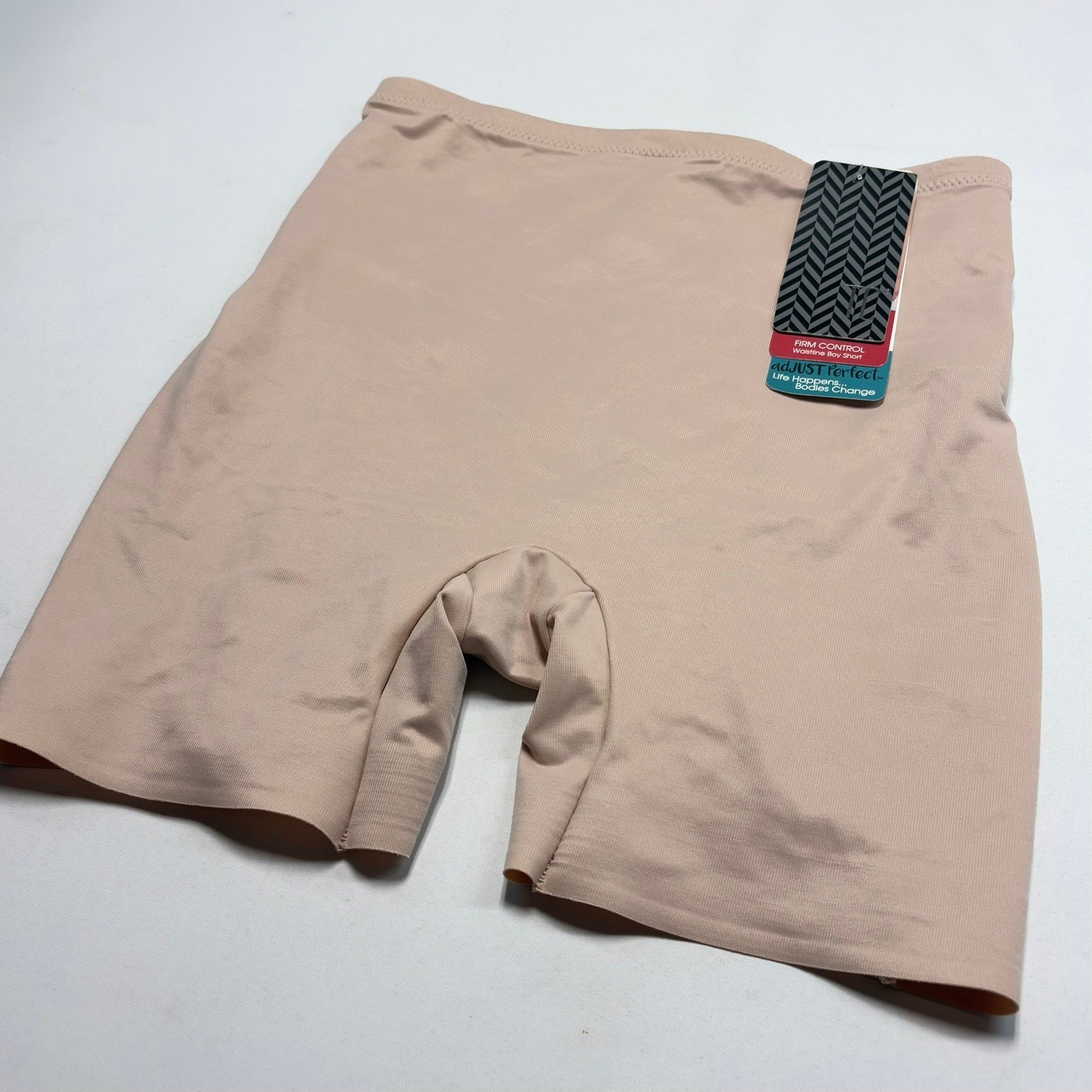 TC Fine Intimates adJUST Perfect Boyshort Medium Warm Beige NWT Shapewear