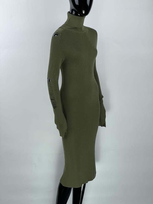 women diesel dress khaki 40/L/48