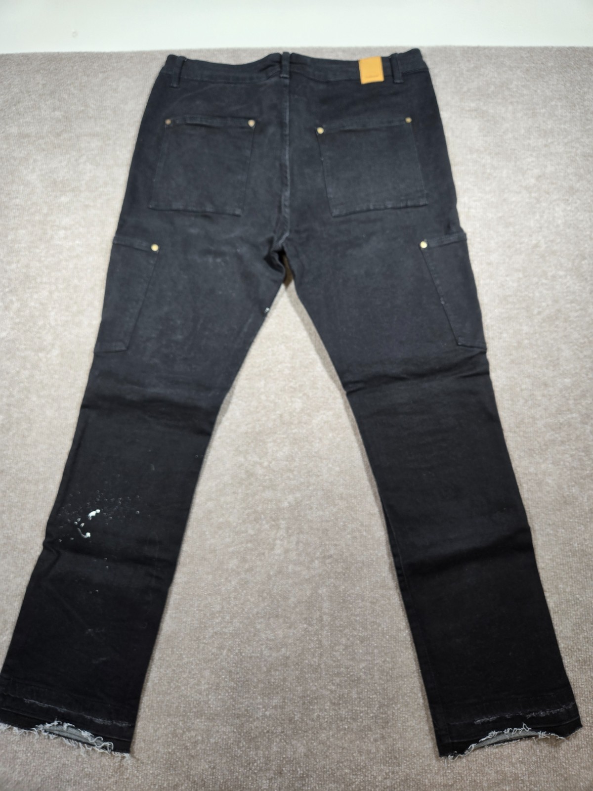 Profound Carpenter Jeans Paint Splatter Workwear Streetwear Men’s W36