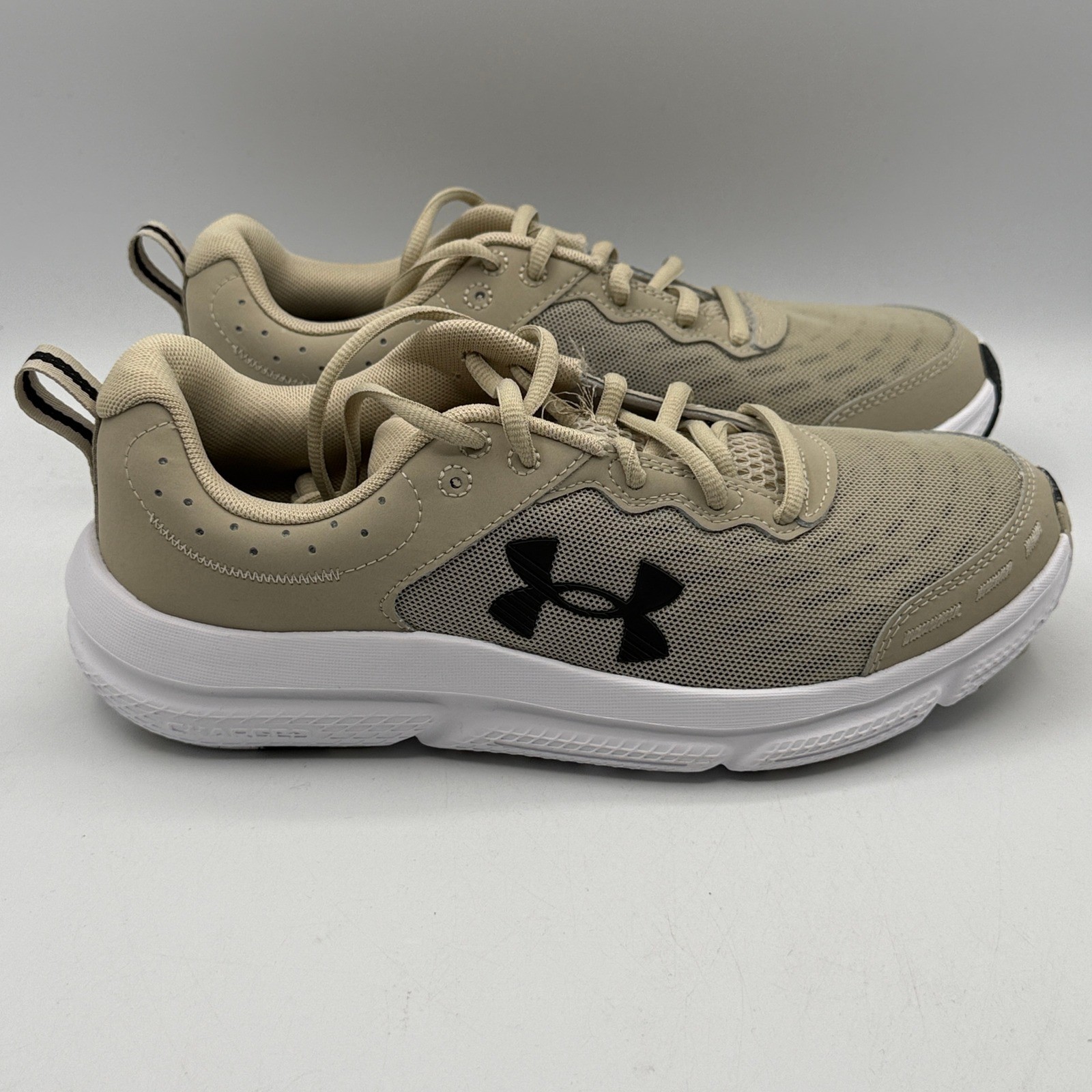 Under Armour Charged Assert 10 Mens Size 8 Brown Running Sneakers 3026175-289