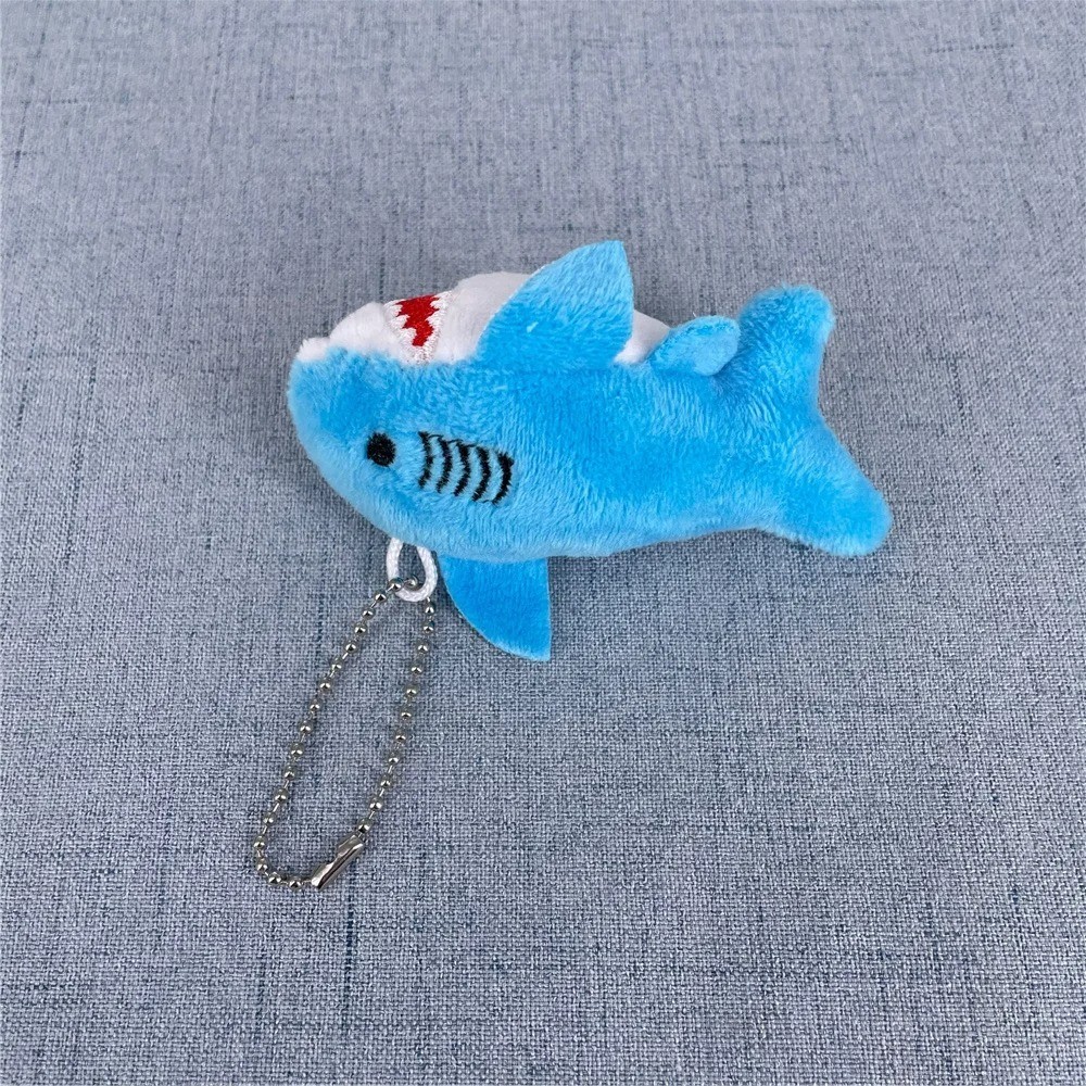 Plush Shark Keychain Gift Cute Ocean Animal Stuffed Toy Bag Charm 8CM