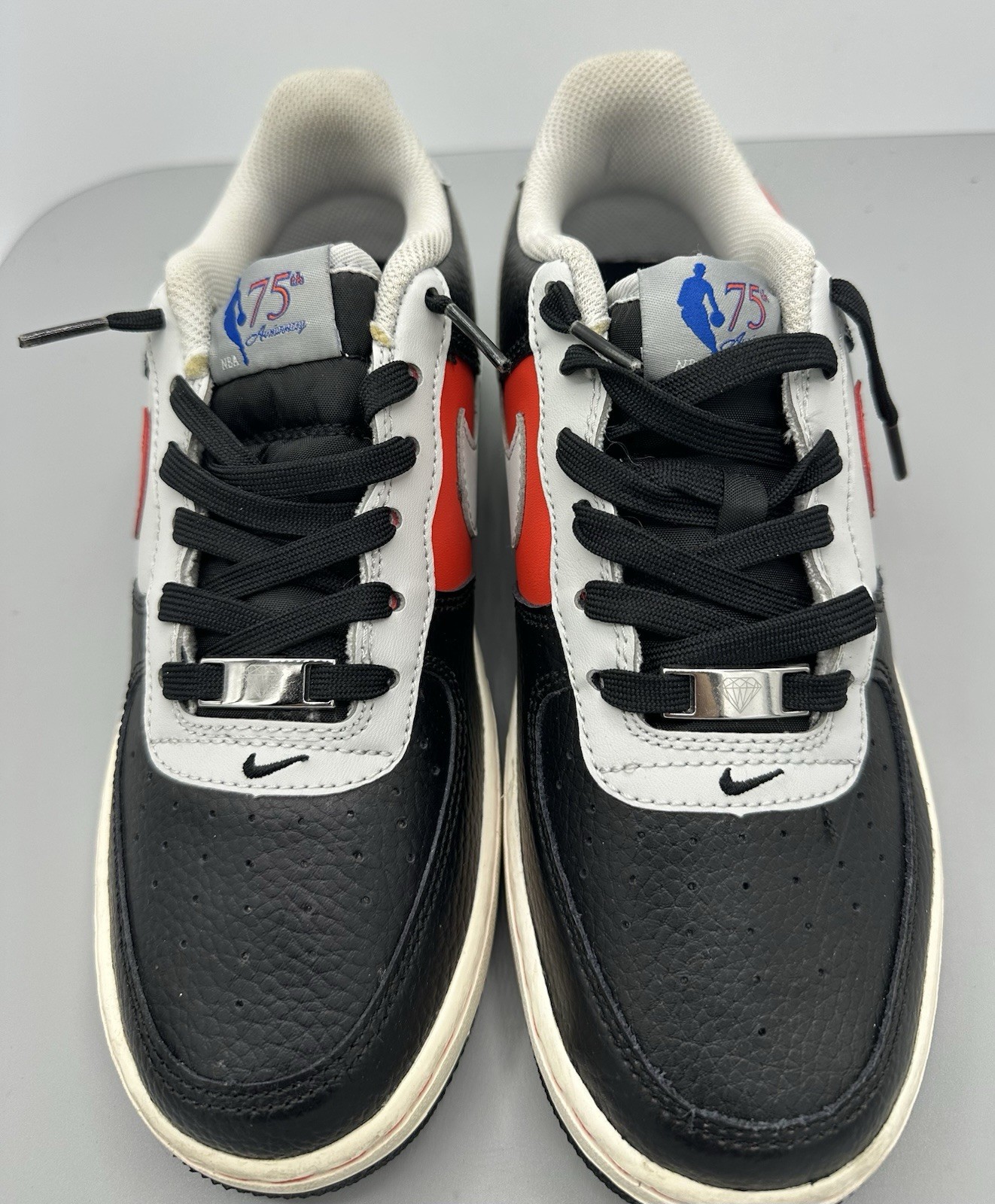 Nike Air Force 1 Low LV8 Black NBA 75th Trail Blazers DJ9993-001 Youth Size 6.5Y