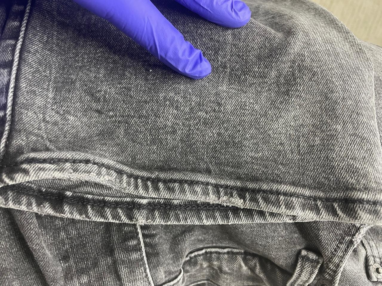 Levis 502 Premium Big E Jeans Men’s W46/L30 Faded Tapered Fit Denim Grey