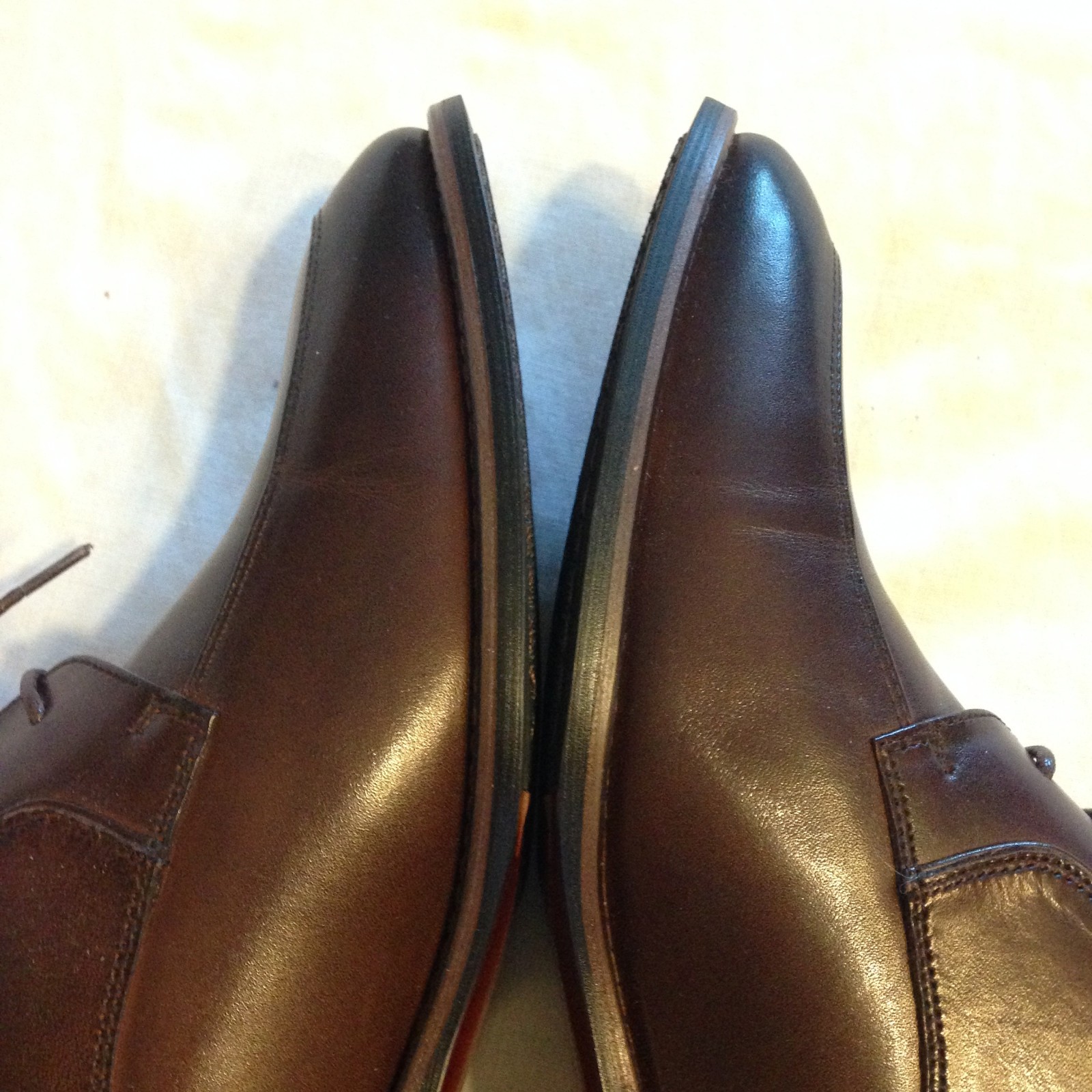 CALTO Y7426 2.8 INCHES TALLER OXFORD DRESS SHOES IN BROWN – SIZE 11.5