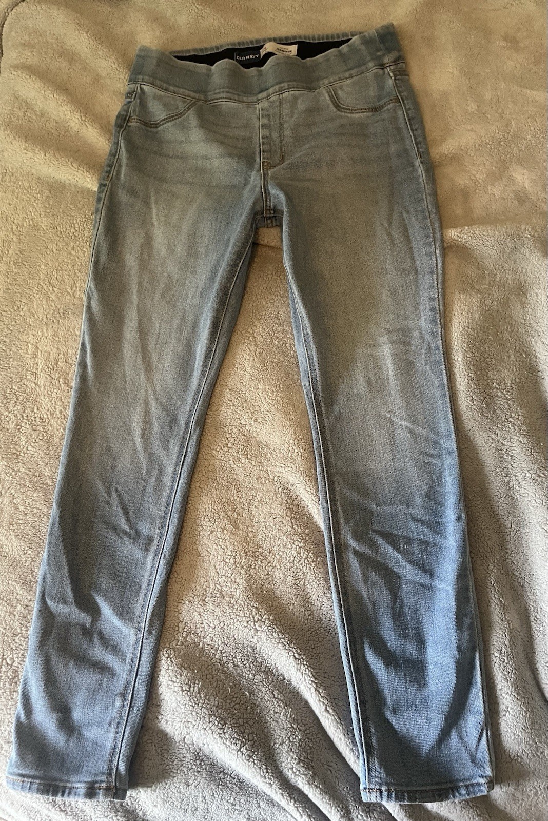 Old Navy Women’s Jeggings Size 10 Short Mid Rise Light Wash Pull On Jeans