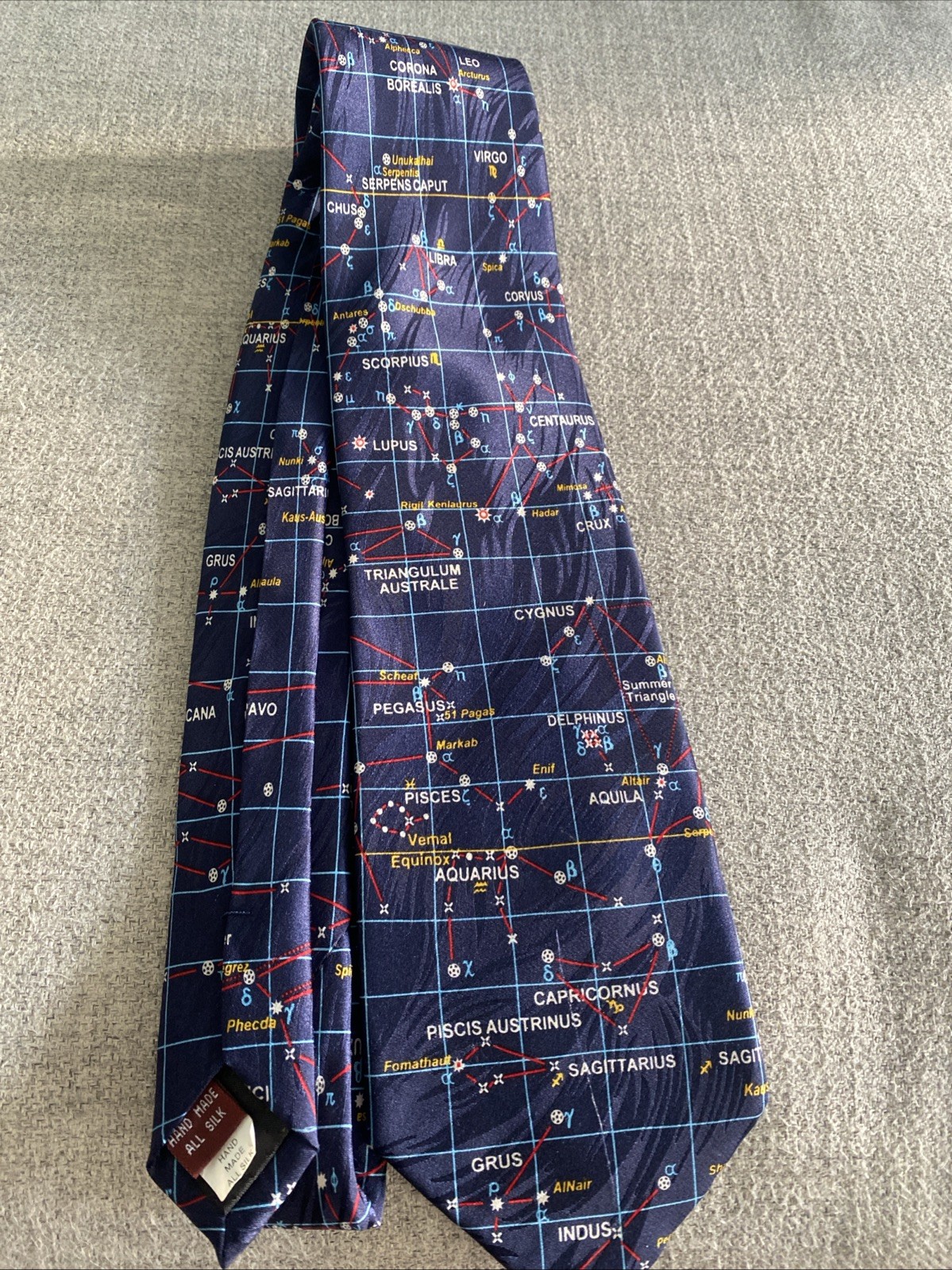 Museum Artifacts Solar System Stars Tie