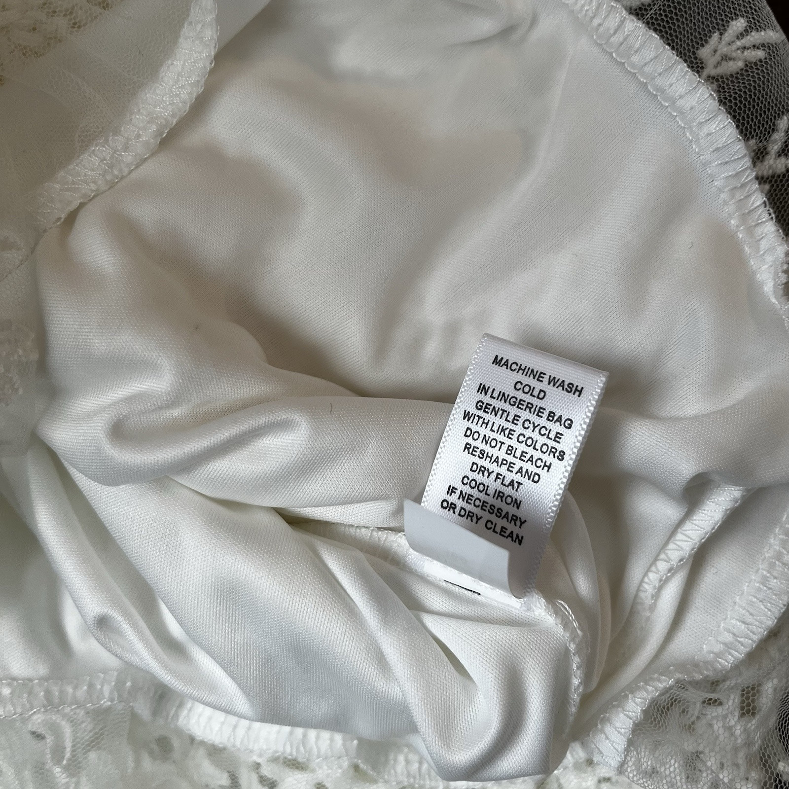 Crochet Lace Ruffle Top M White Cottagecore Lagenlook Boho Feminine 3/4 Sleeve