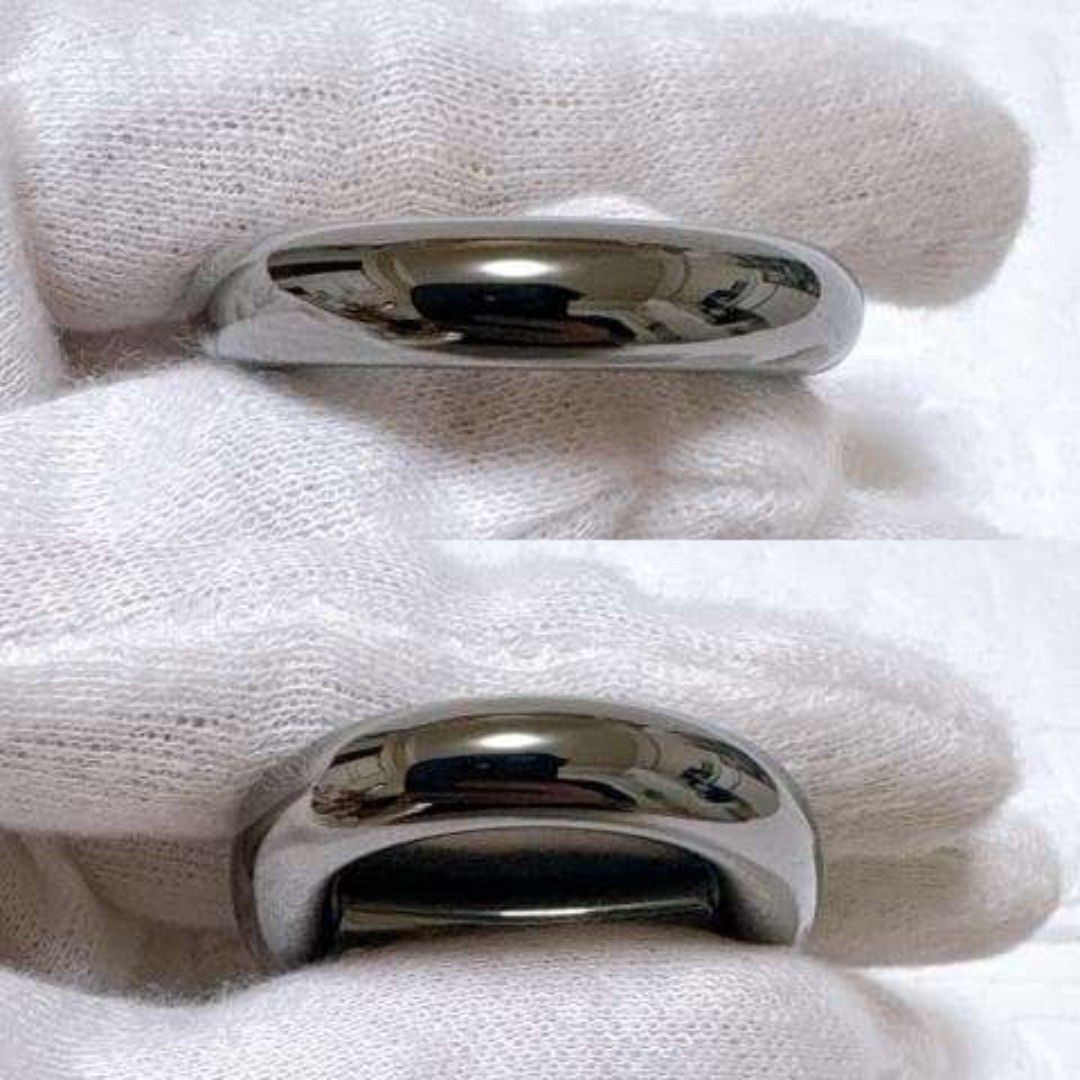 HERMES Sheen d’Ancre Scarf Ring Silver Jewelry Accessory 5.5cm x 3.6cm x 0.8cm