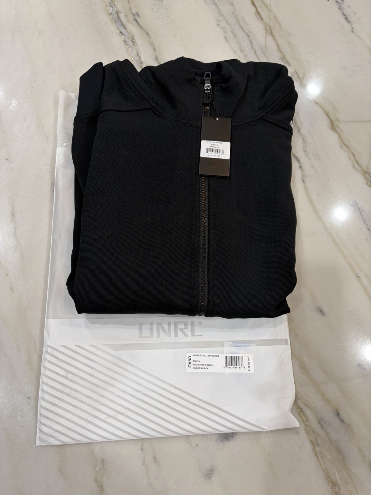 Brand New UNRL Men’s Size Large Impact Full-Zip Hoodie