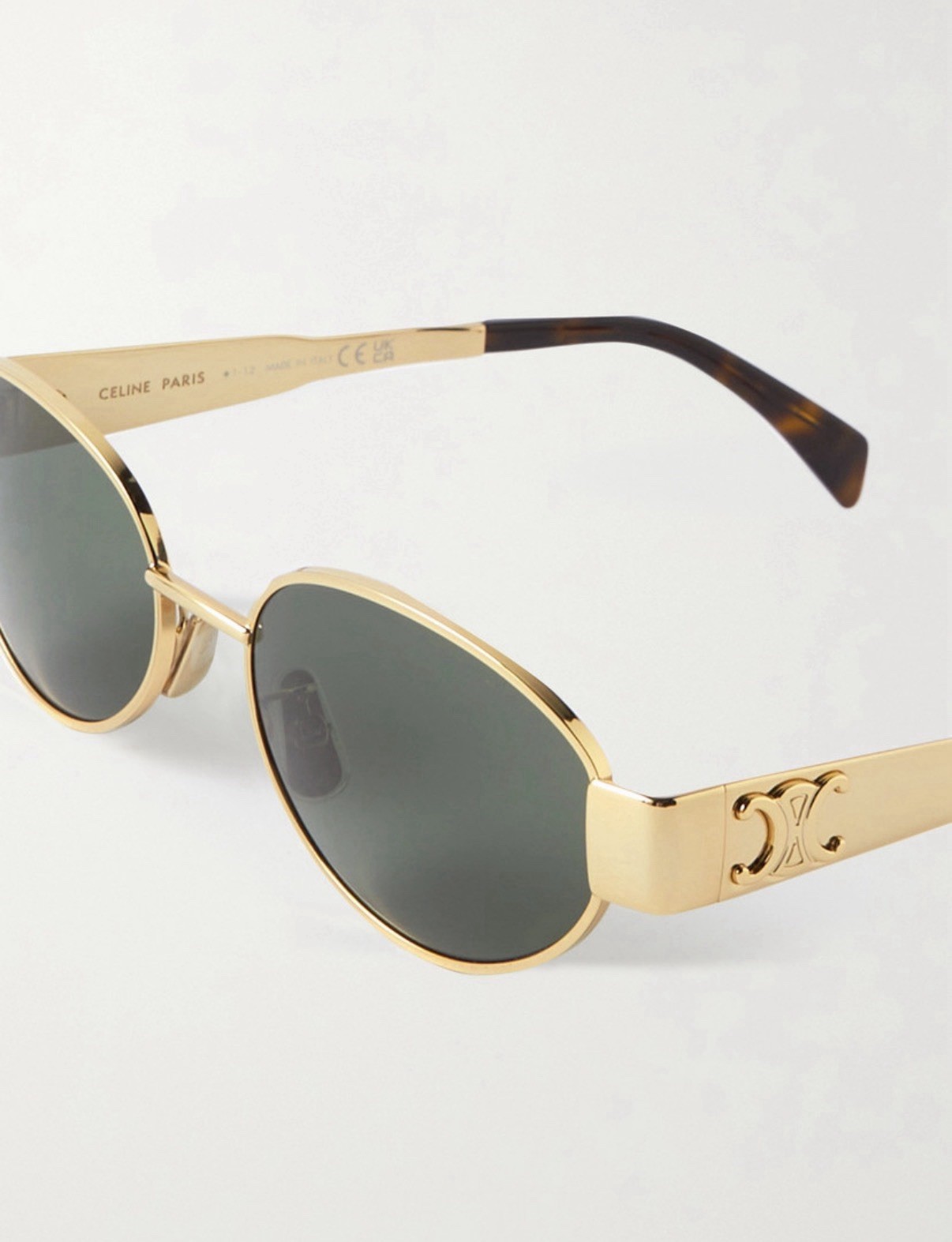 Celine Triomphe GoldSunglasses Case Included