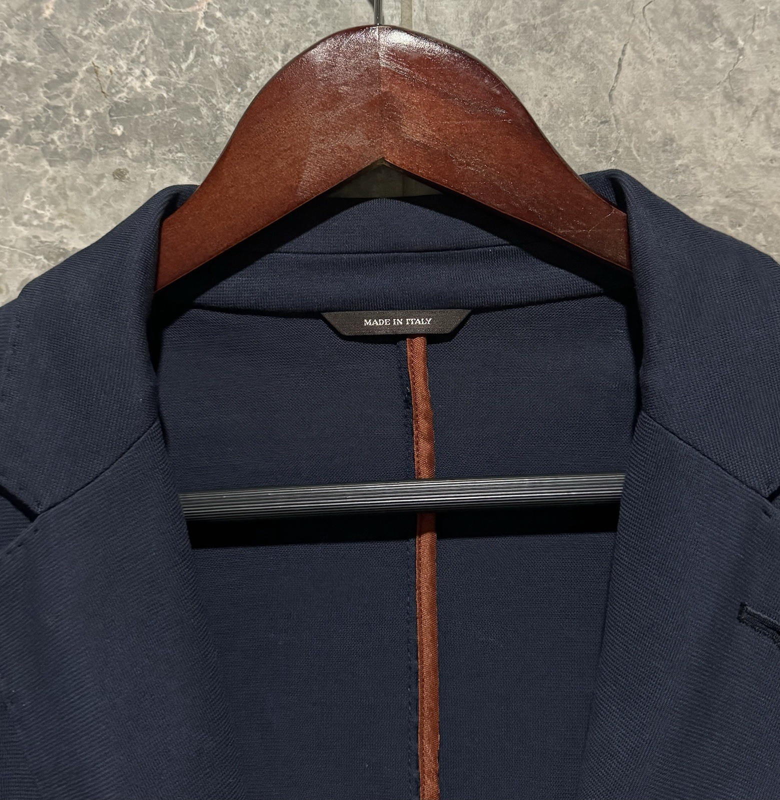 LORO PIANA ‘Sweater Jacket’ Lightweight Knit Cotton Jersey Piquè 52 IT $3250+