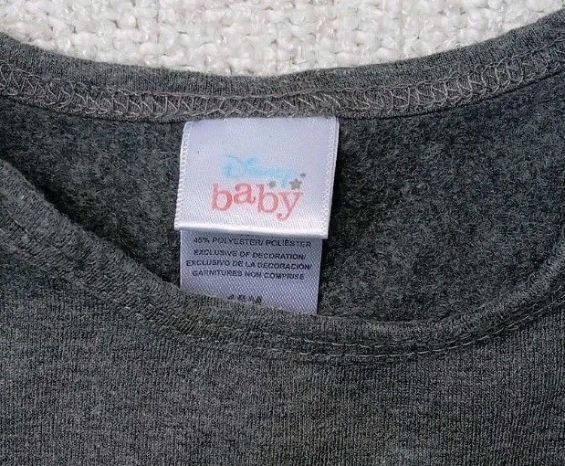 Disney Baby”True Original” Mickey Mouse Design Knit Overall- Size 18 Months-READ