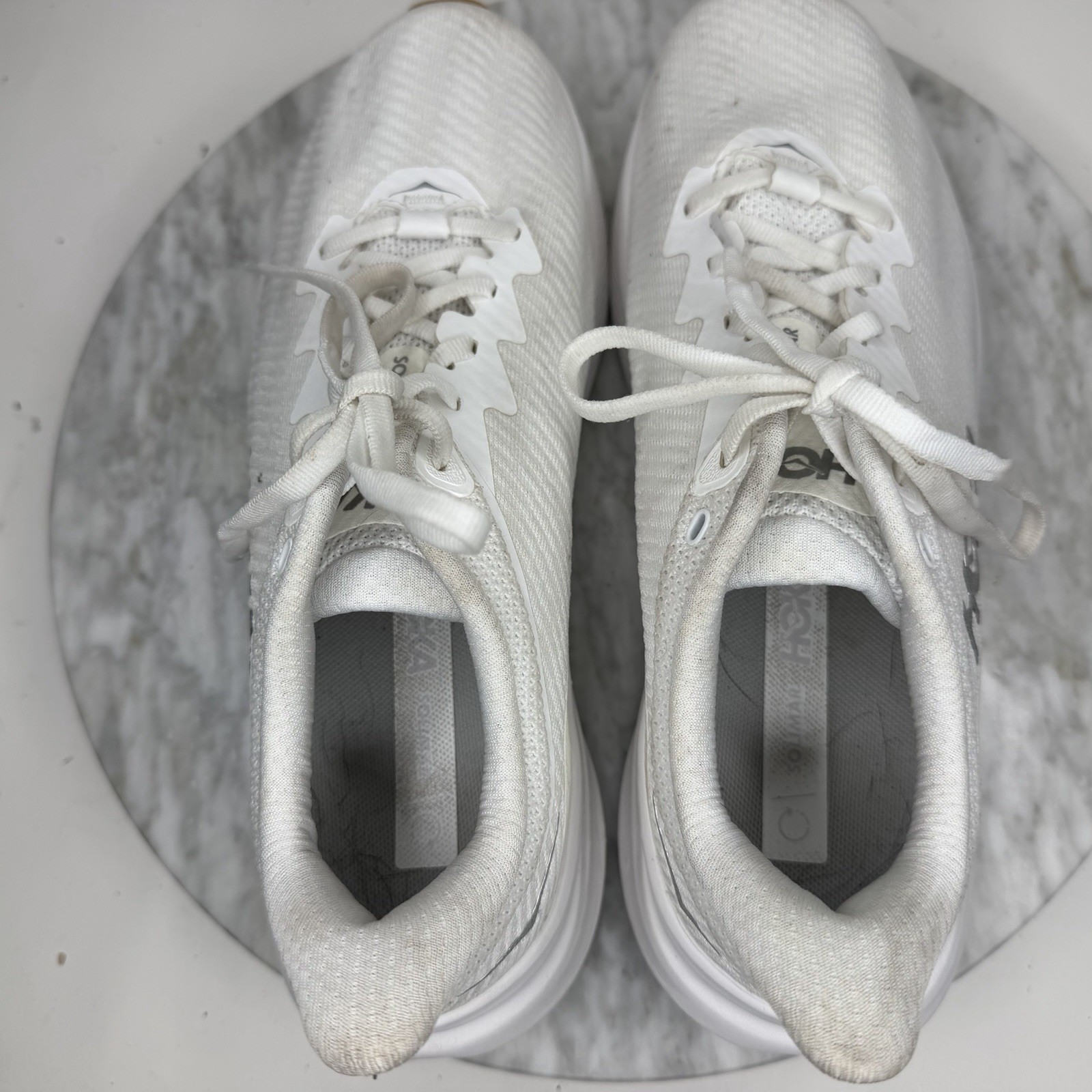 Hoka One One Solimar Triple White Running Shoe’s Women’s Size 9.5D 1123096WWH