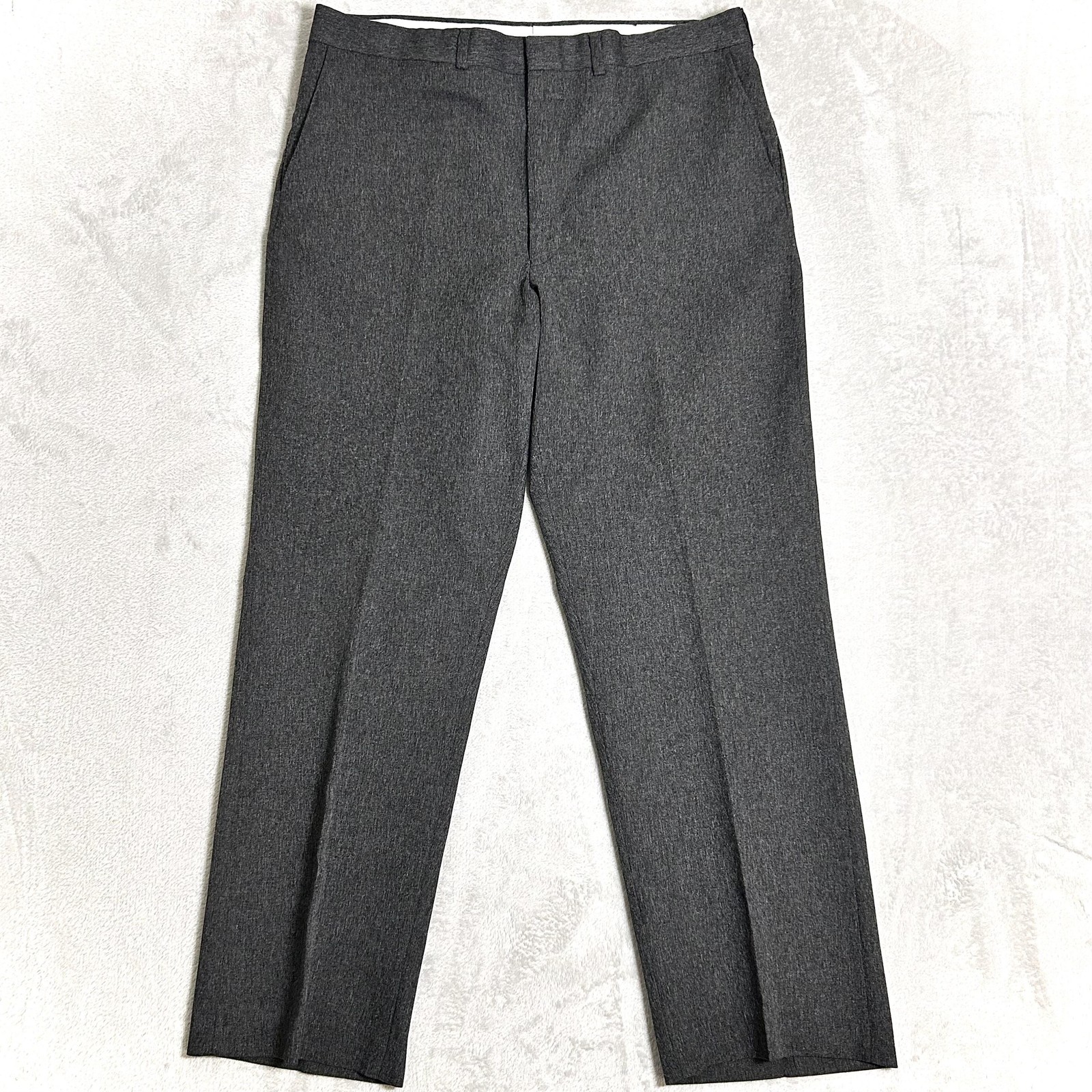Vtg 70s Sears Perma-Prest Flexslax Dress Pants Men’s 36×30 Trevira Poly USA Made