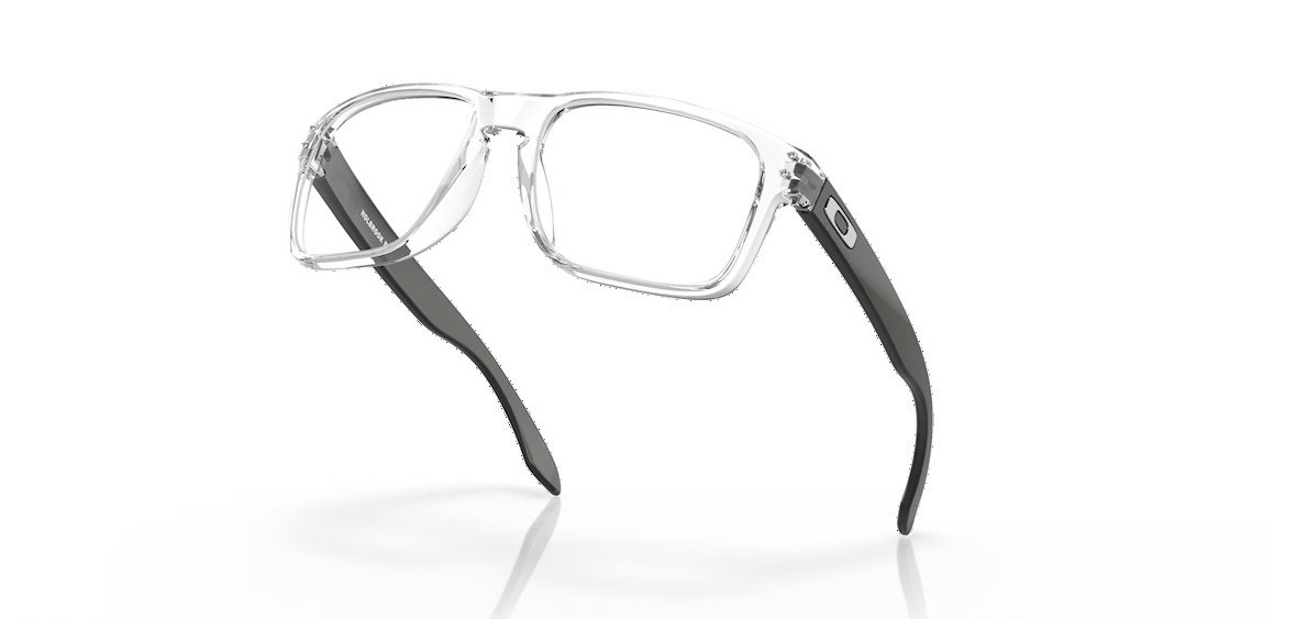 Oakley Holbrook Polished Clear Frame M (131mm) Fit Regular – High Bridge Fit