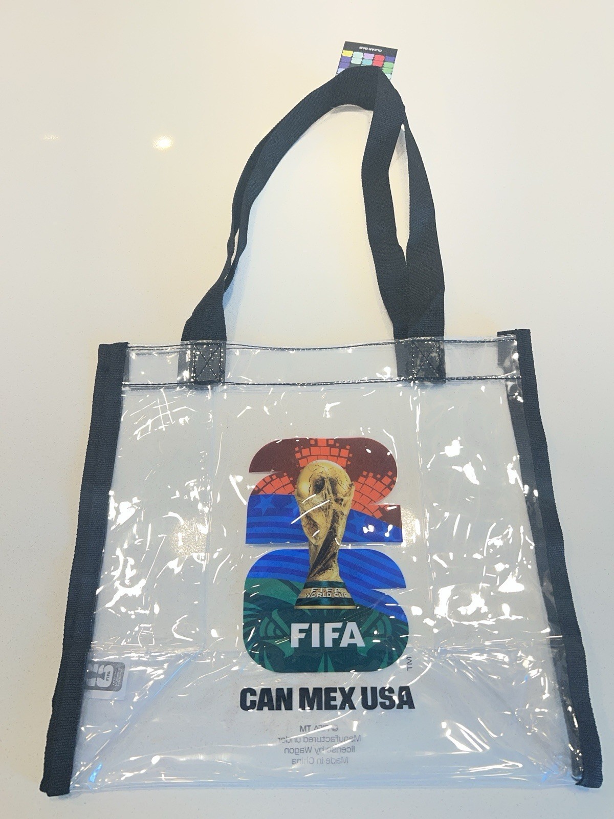 World Cup Women’s Tote Bag – Clear/Black