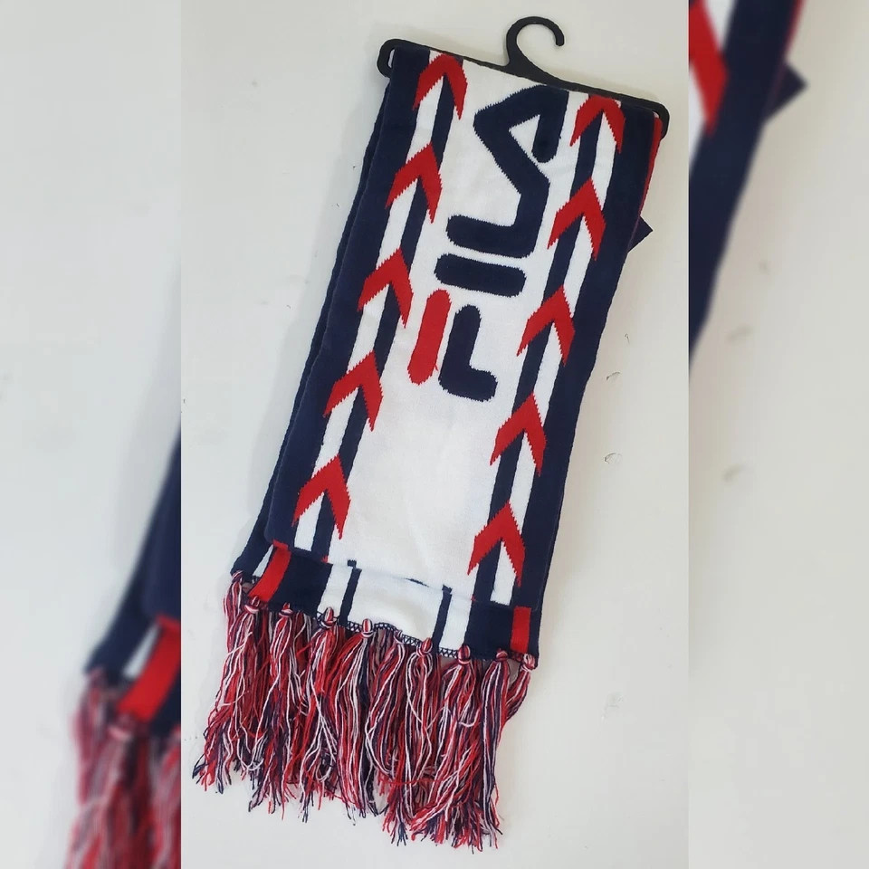 FILA SCARF WOMEN’S MEN’S COLD WEATHER MULTICOLOR BIG LOGO