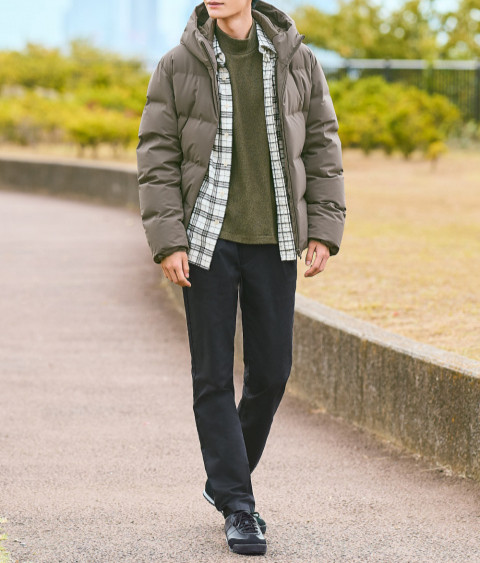 Men UNIQLO Seamless Down Parka “Warmer than The North Face” Fill Power 750+ New