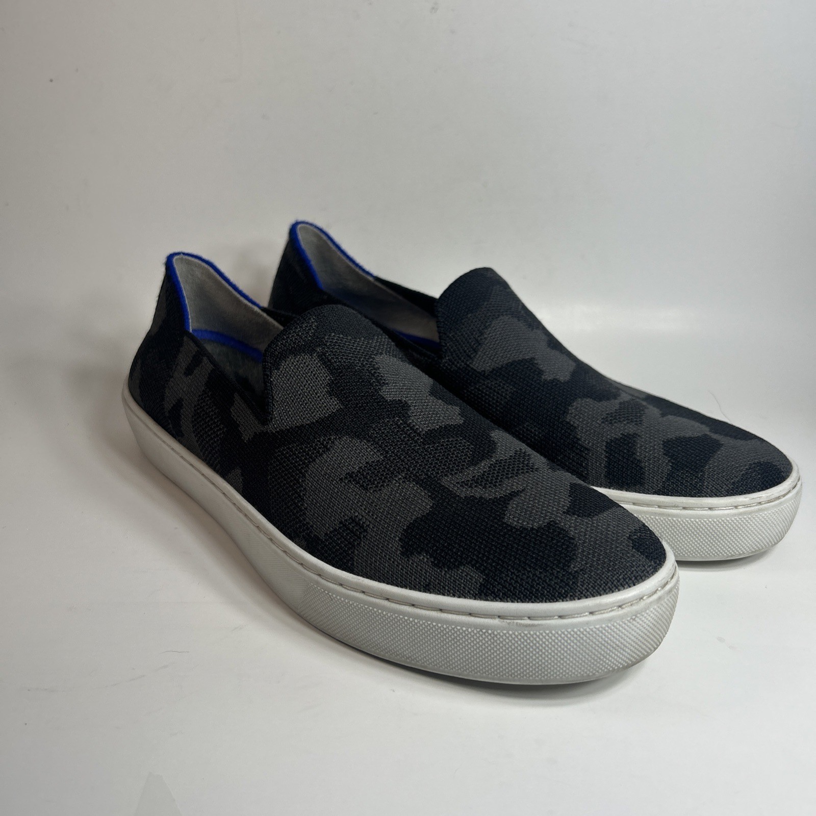 Rothys Womens Sneakers Size 9.5 Original Gray Camo Comfort Slip On Shoe