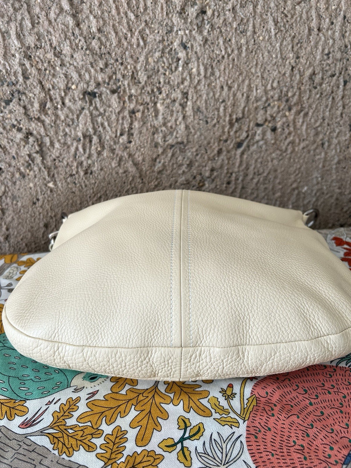 Prada Vitello Daino Leather Shoulder Bag | Ivory Beige | Made in Italy