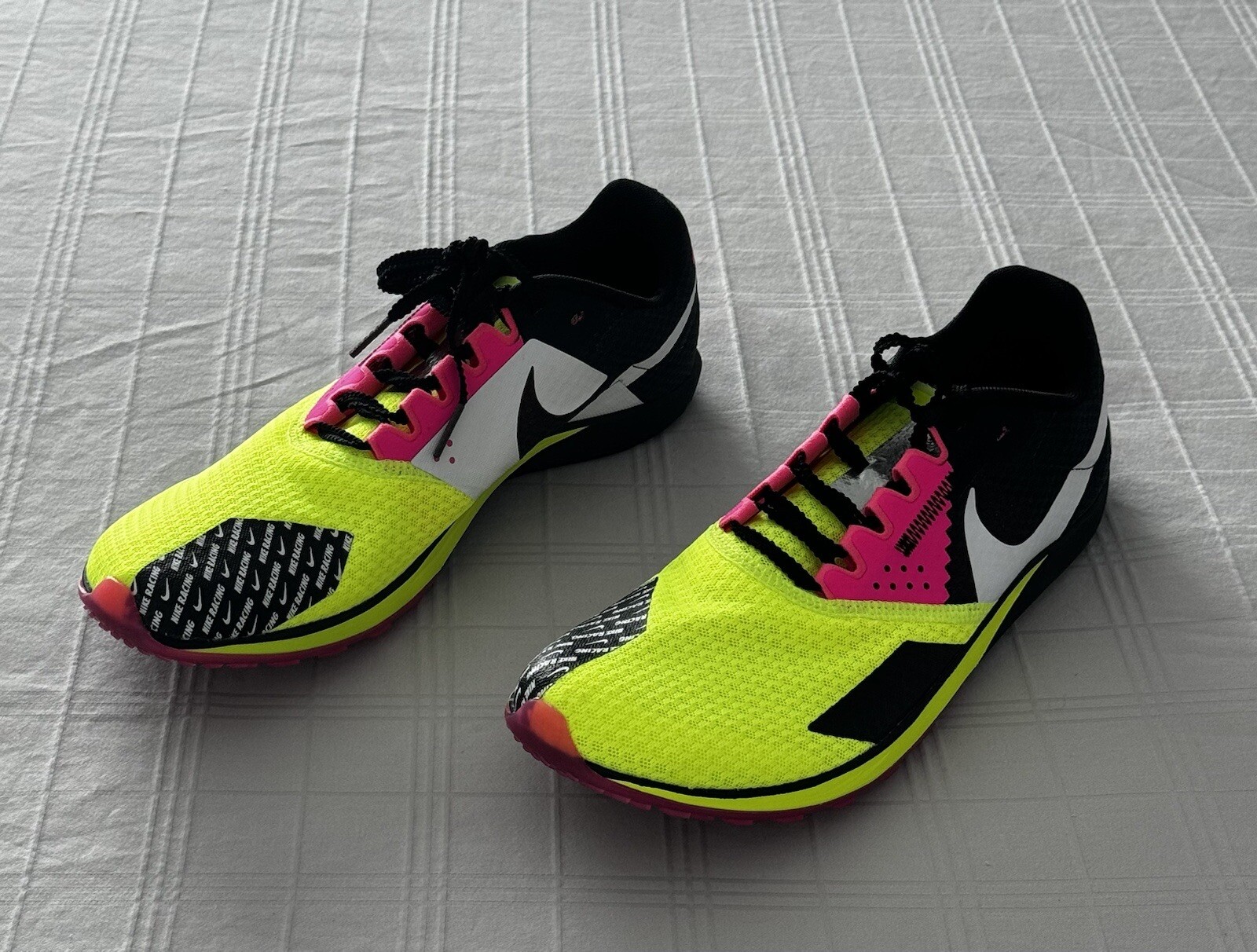 Nike Rival XC 6 Cross-Country Spikes Volt/Black/Hyper Pink (DX7999-700) Men’s 9