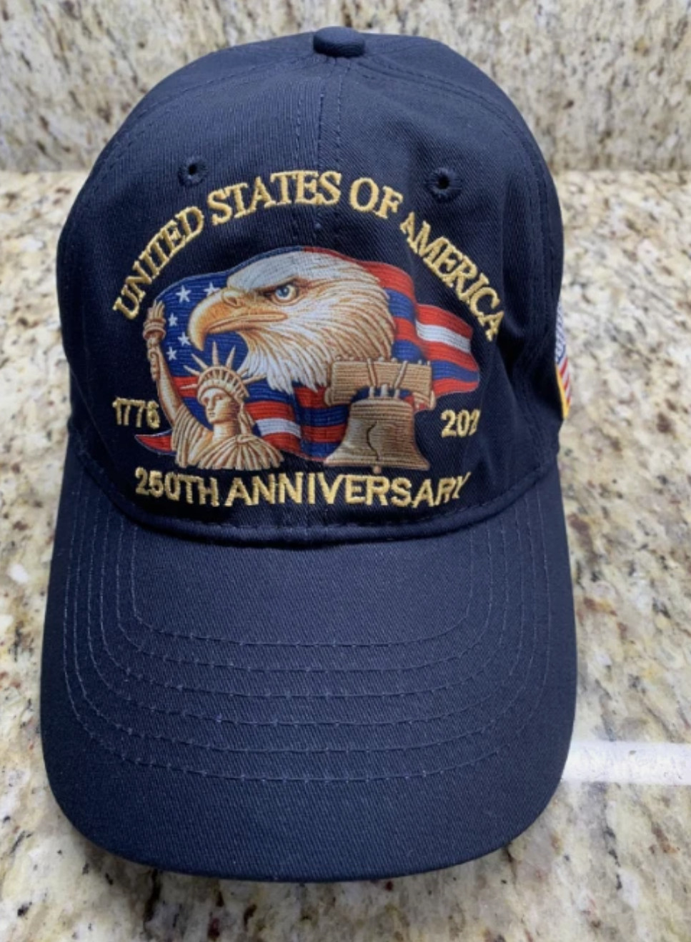 USA 250th Anniversary Hat Eagle & Liberty United States Cap