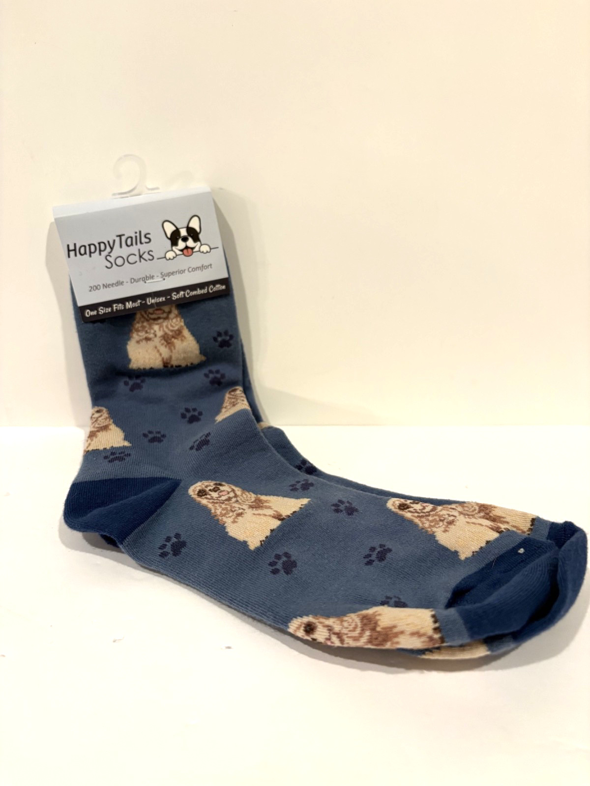 Happy Tails Cocker Spaniel Socks One Size Fit Most