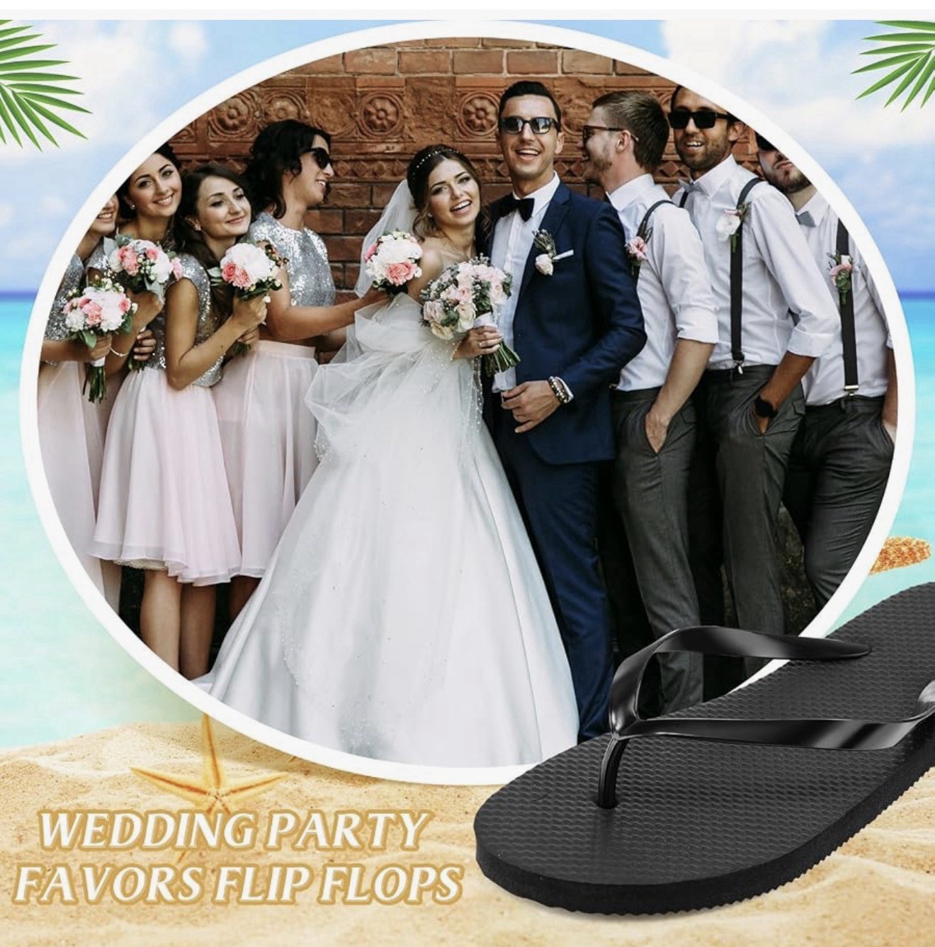 72 Pairs Flip Flops Bulk Assorted Sizes Wedding Party Hotel Spa Beach Sandals