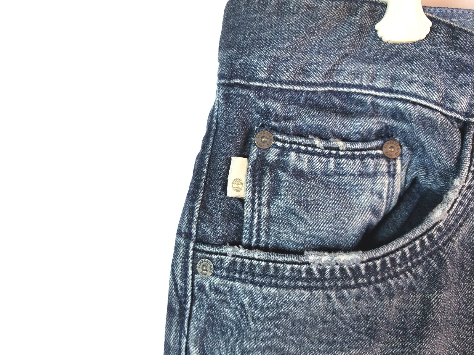 Timberland Jeans Size 36 x 30 Straight Cordura Fabric Reinforced stitching