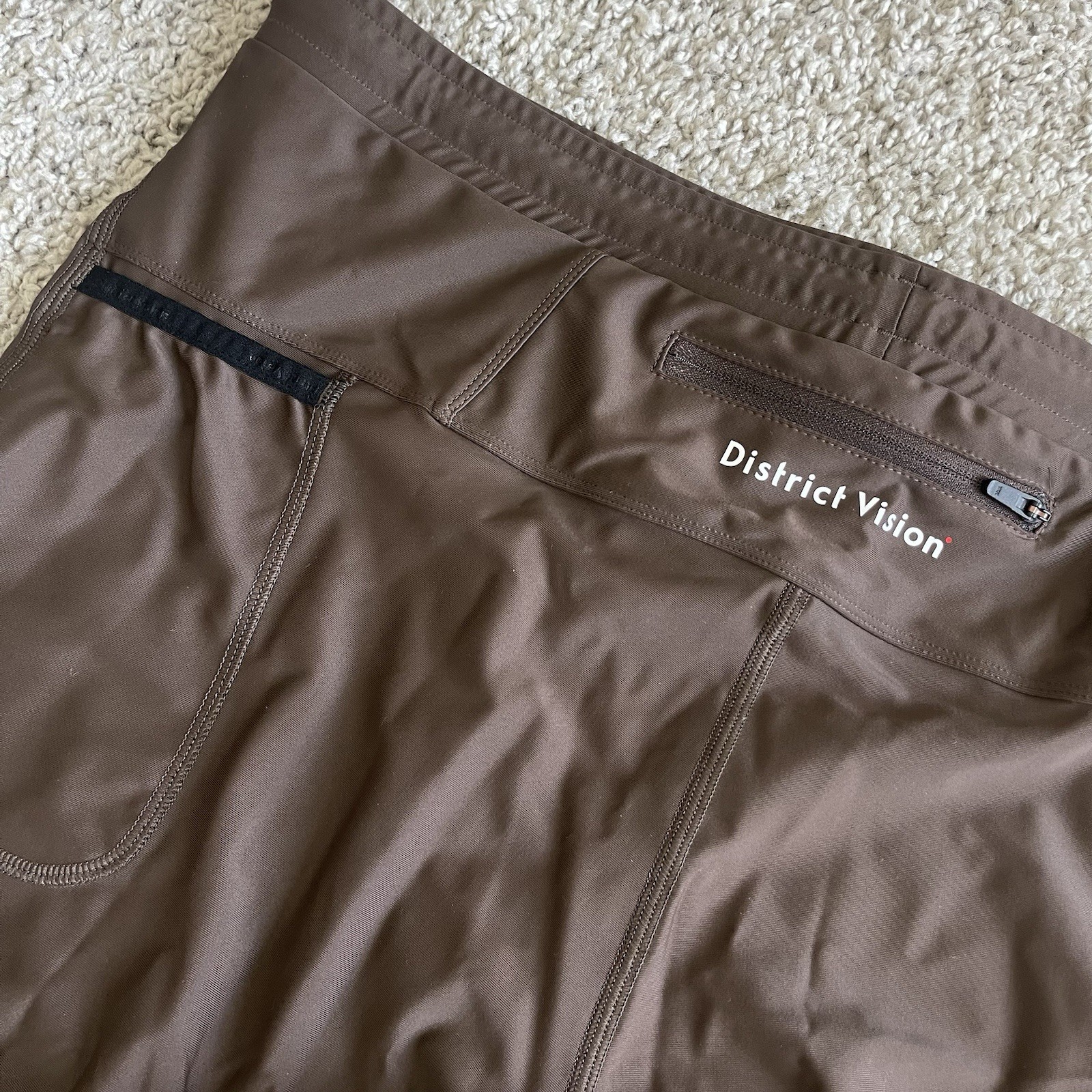 District Vision 9.75in Recycled Half Tight Legging Shorts