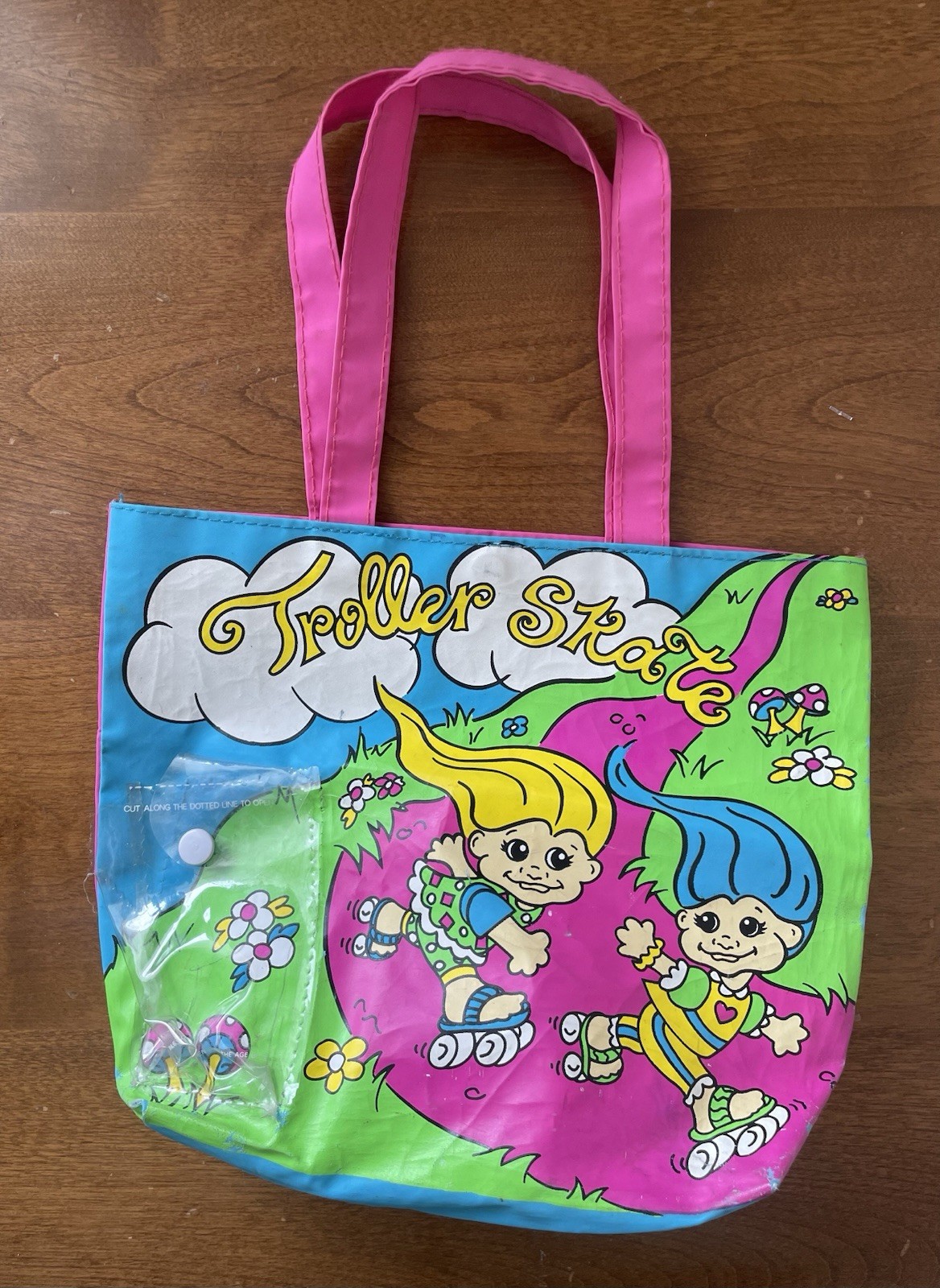 90’s Vintage Trolls Tote Bag Troller Skate
