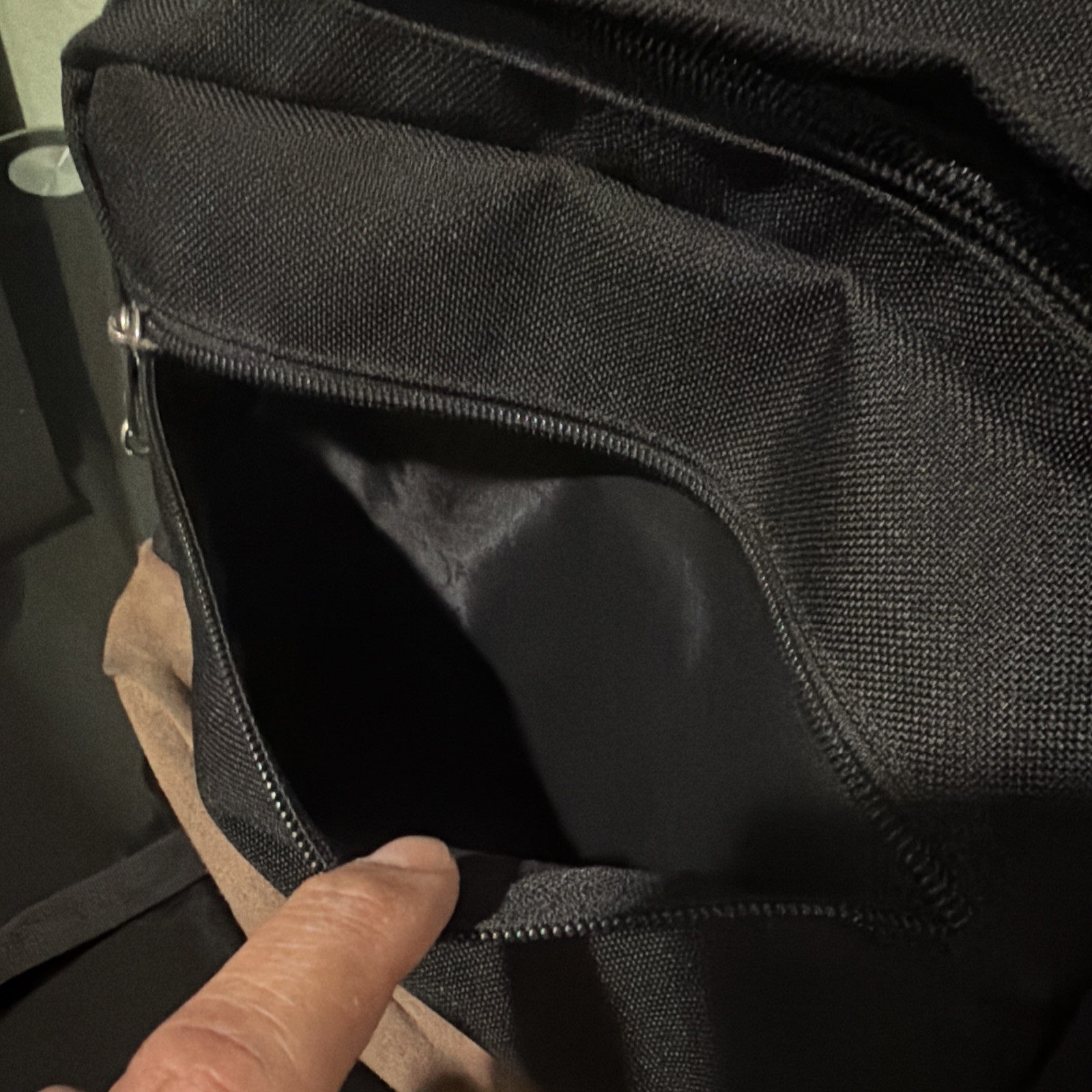 JanSport Authentic Right Pack Backpack, w/Laptop Sleeve, Black, leather bottom