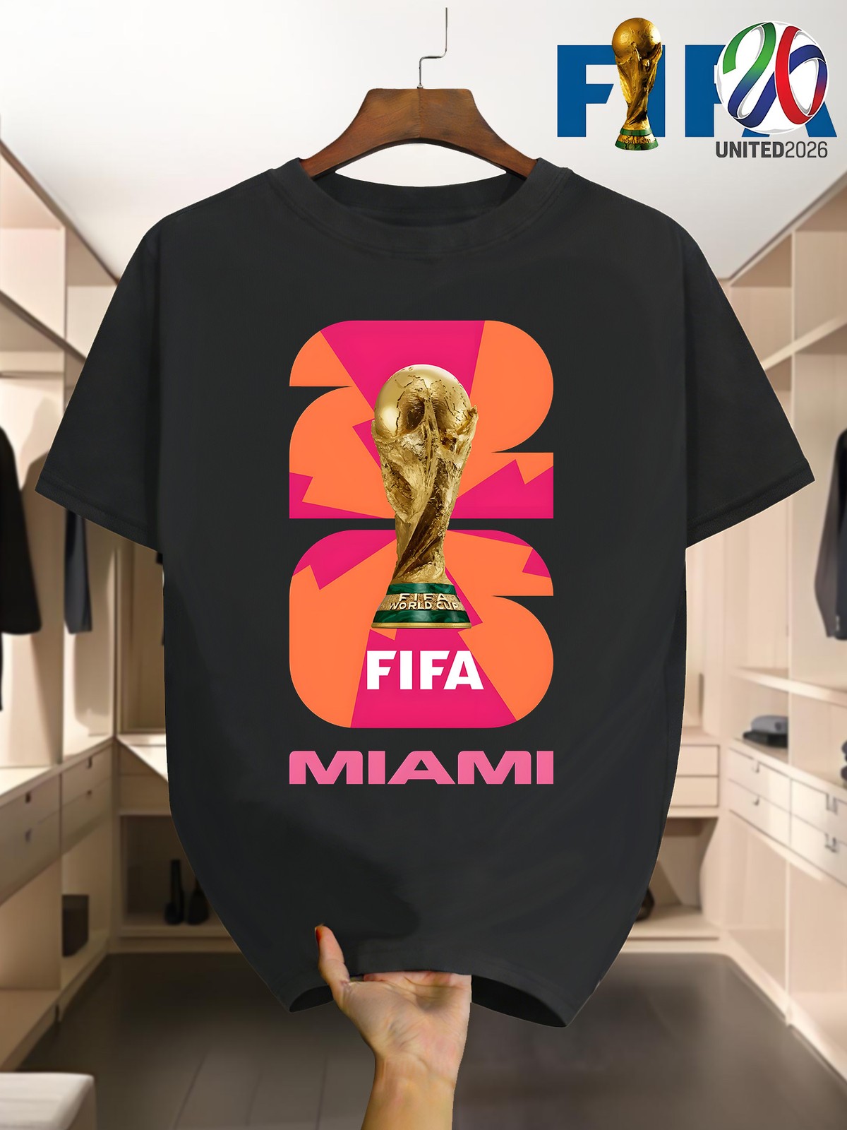 FIFA Men’s 2026 World Cup Host City T-Shirt – Official & Host Cities, Comforta