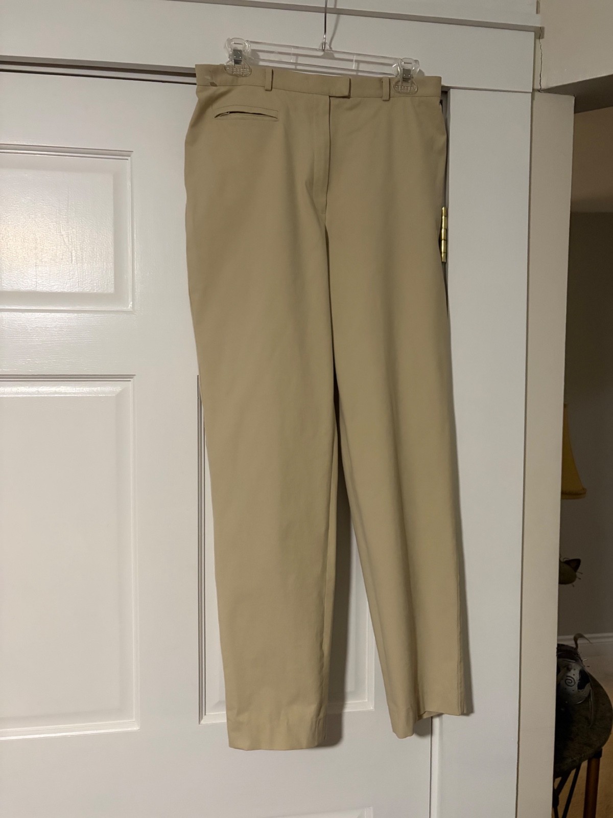 Lafayette 148 New York Beige Cotton/Spandex Pants Size 10 – EUC