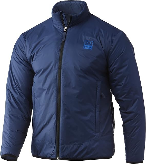 NEW HUK Men’s Waypoint Insulated Jacket Performance Coat Sargasso Sea Medium