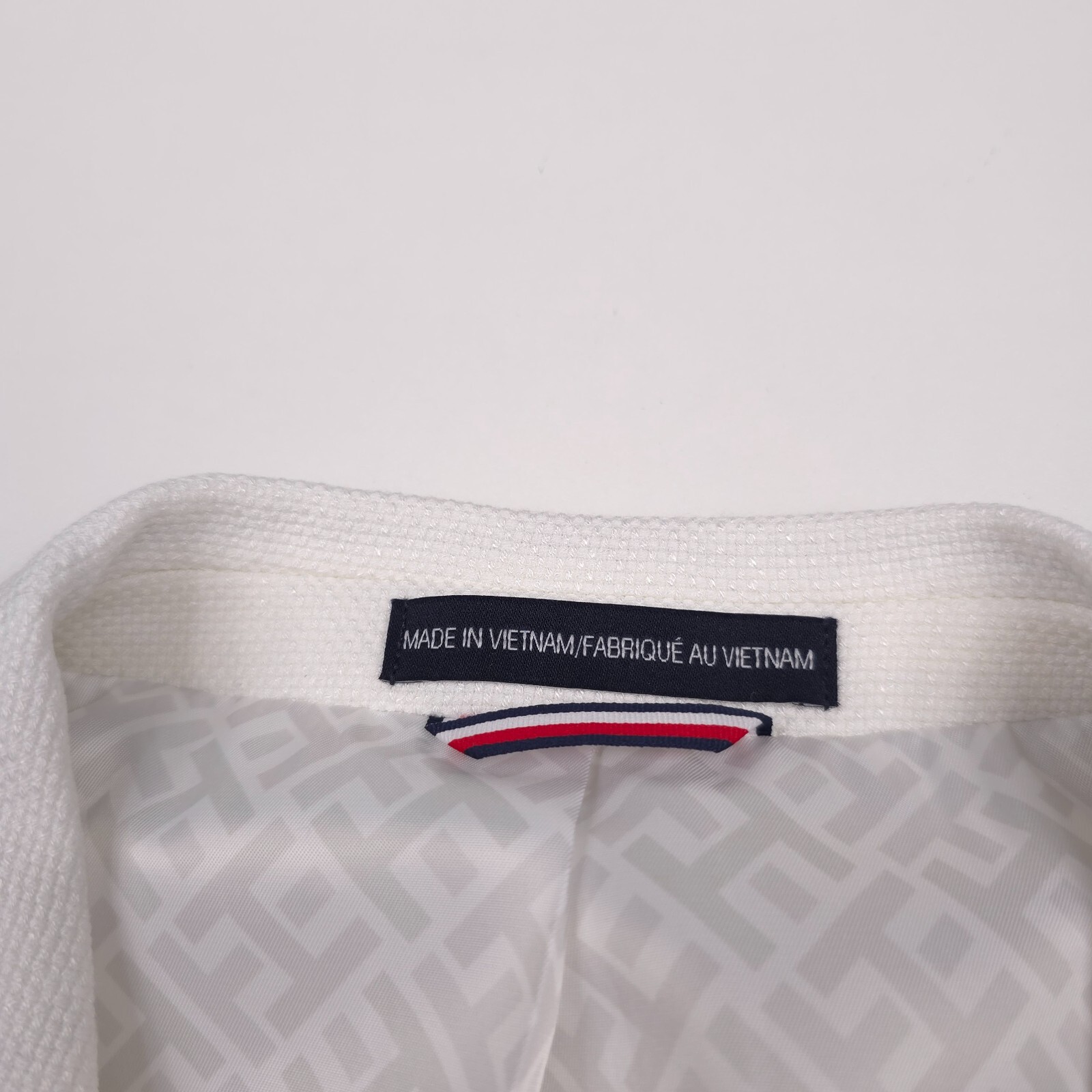 $295 Tommy Hilfiger Conrad Solid White Textured Blazer Jacket Mens Size 42R