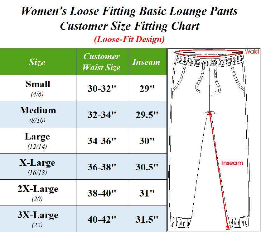 Womens Loose Fit Lounge Pants Sleep Gym Active Pajama Sweatpants Soft Jogger