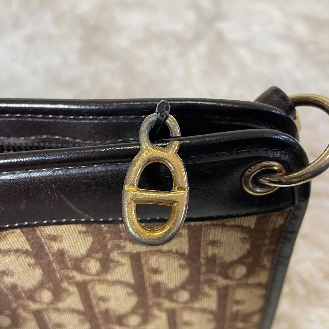 Christian Dior Bag Trotter Logo Hardware Canvas Shoulder rh4987060