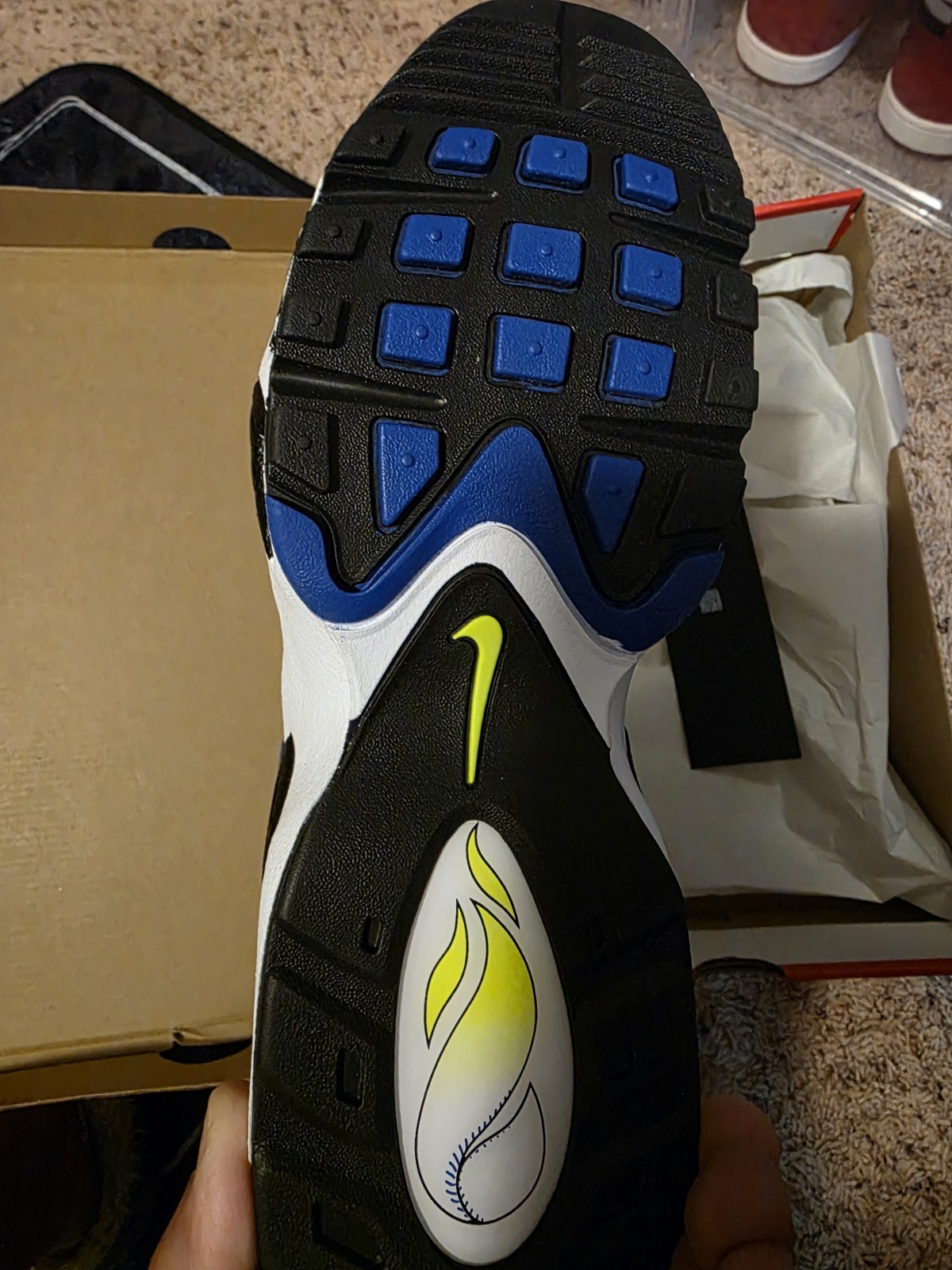 Air Griffey Max 1 Men’s Size 10.5 DJ5161400 White Royal
