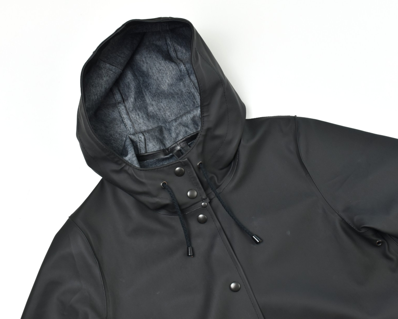 Stutterheim Mosebacke Raincoat XS PVC Rubberized Waterproof Jacket