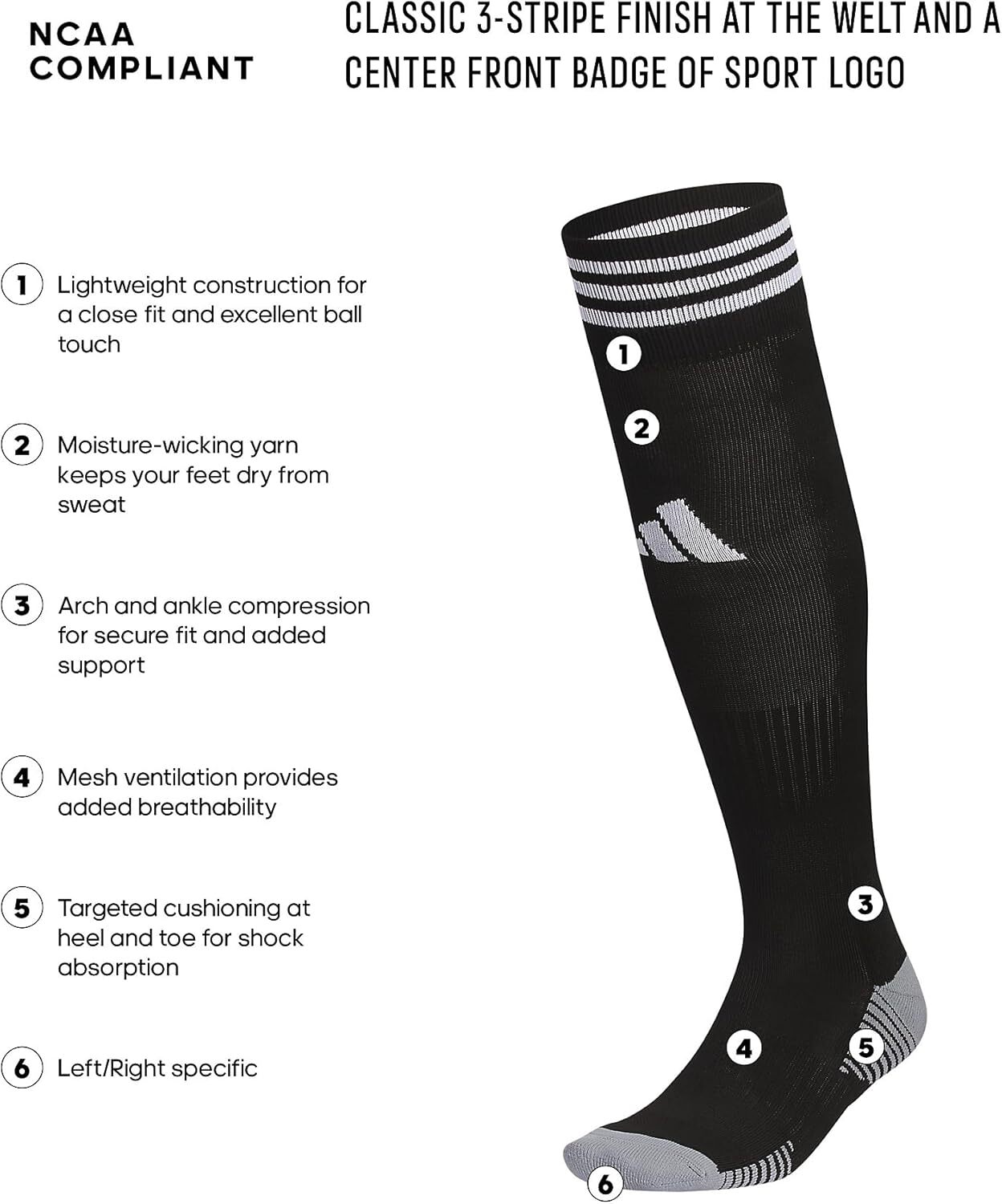 adidas Unisex Copa Zone Cushion 5 Over The Calf Soccer Socks